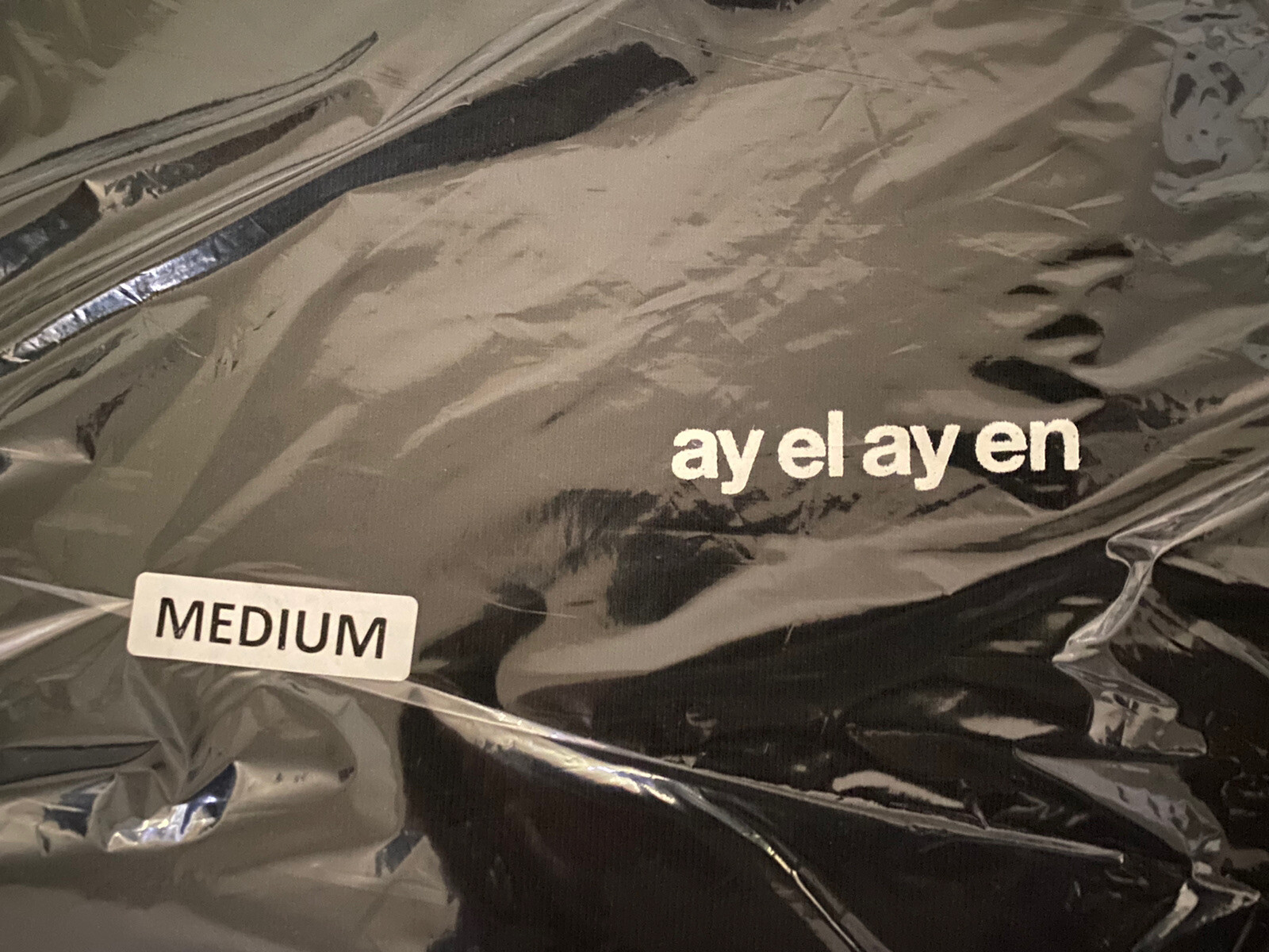 Ay El Ay En -  Logo Hooded Sweatshirt Black MEDIUM NEW | IN - HAND