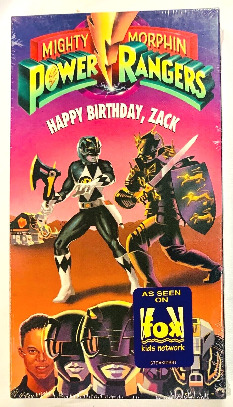 Mighty Morphin Power Rangers: Happy Birthday Zack (VHS, 1993) RARE NEW SEALED Mighty Morphin Power Rangers: Happy Birthday Zack (VHS, 1993) RARE NEW SEALED