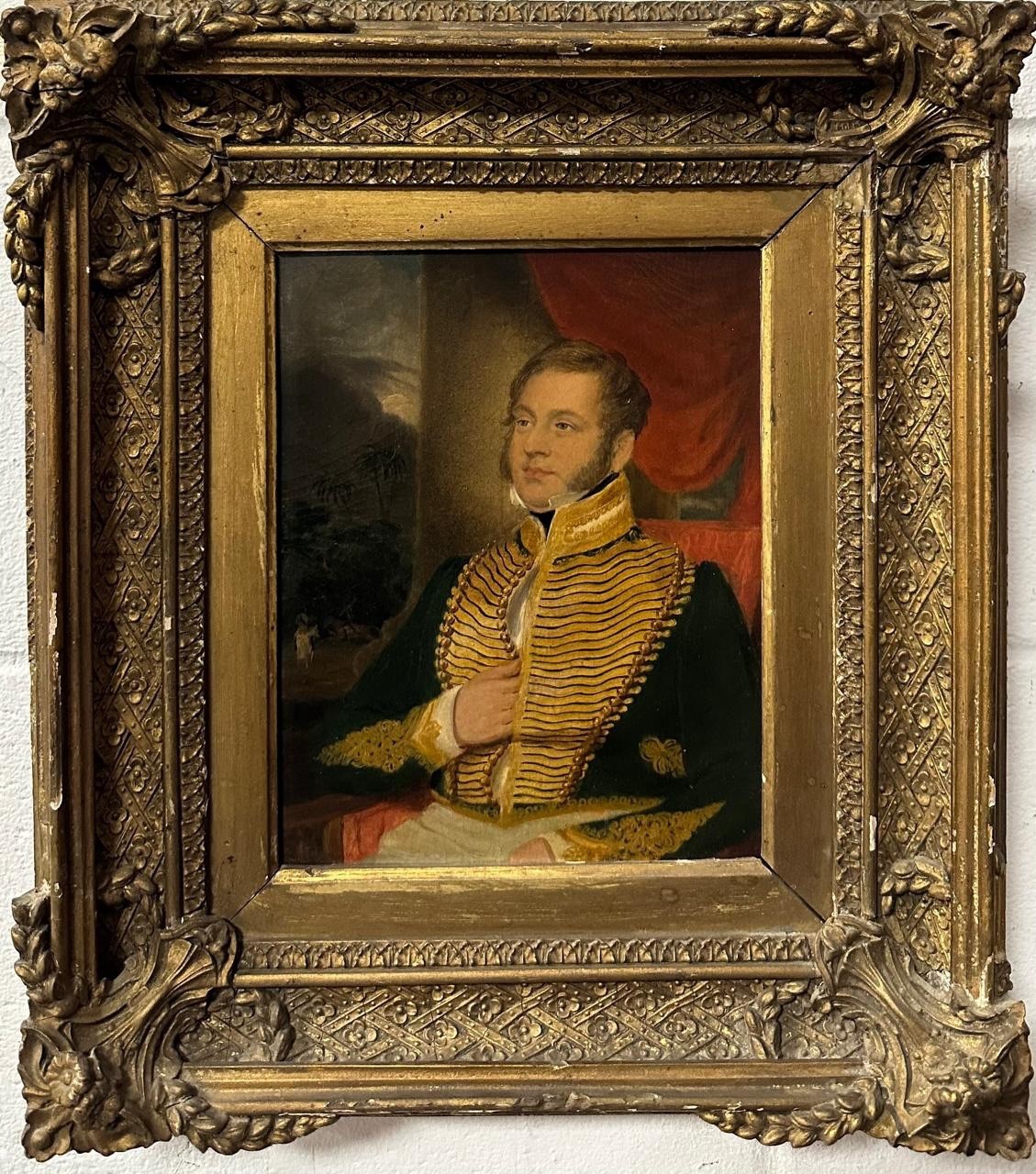English School : Portrait Of Lt Gen Sir George Inglis Jameson, Oil On Board English School : Portrait Of Lt Gen Sir George Inglis Jameson, Oil On Board