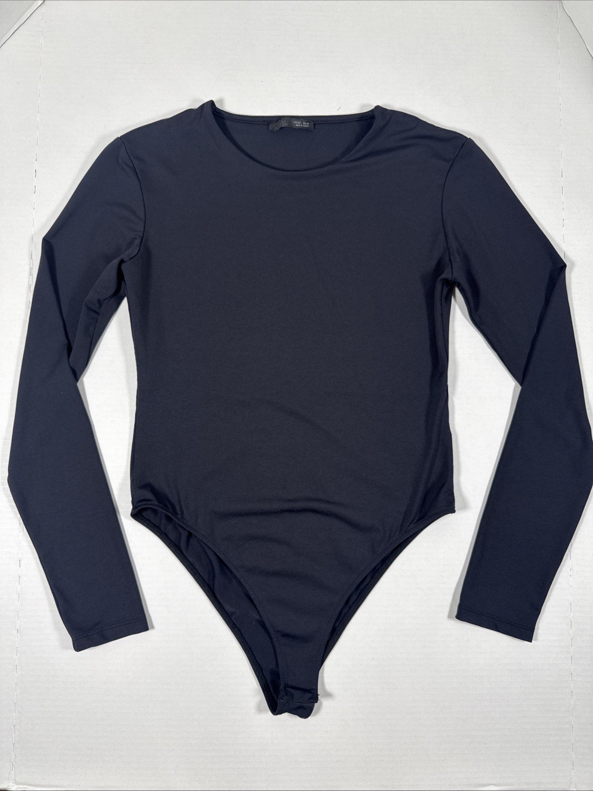 Zara Women’s Black Long Sleeved Bodysuit Size Small Zara Women’s Black Long Sleeved Bodysuit Size Small