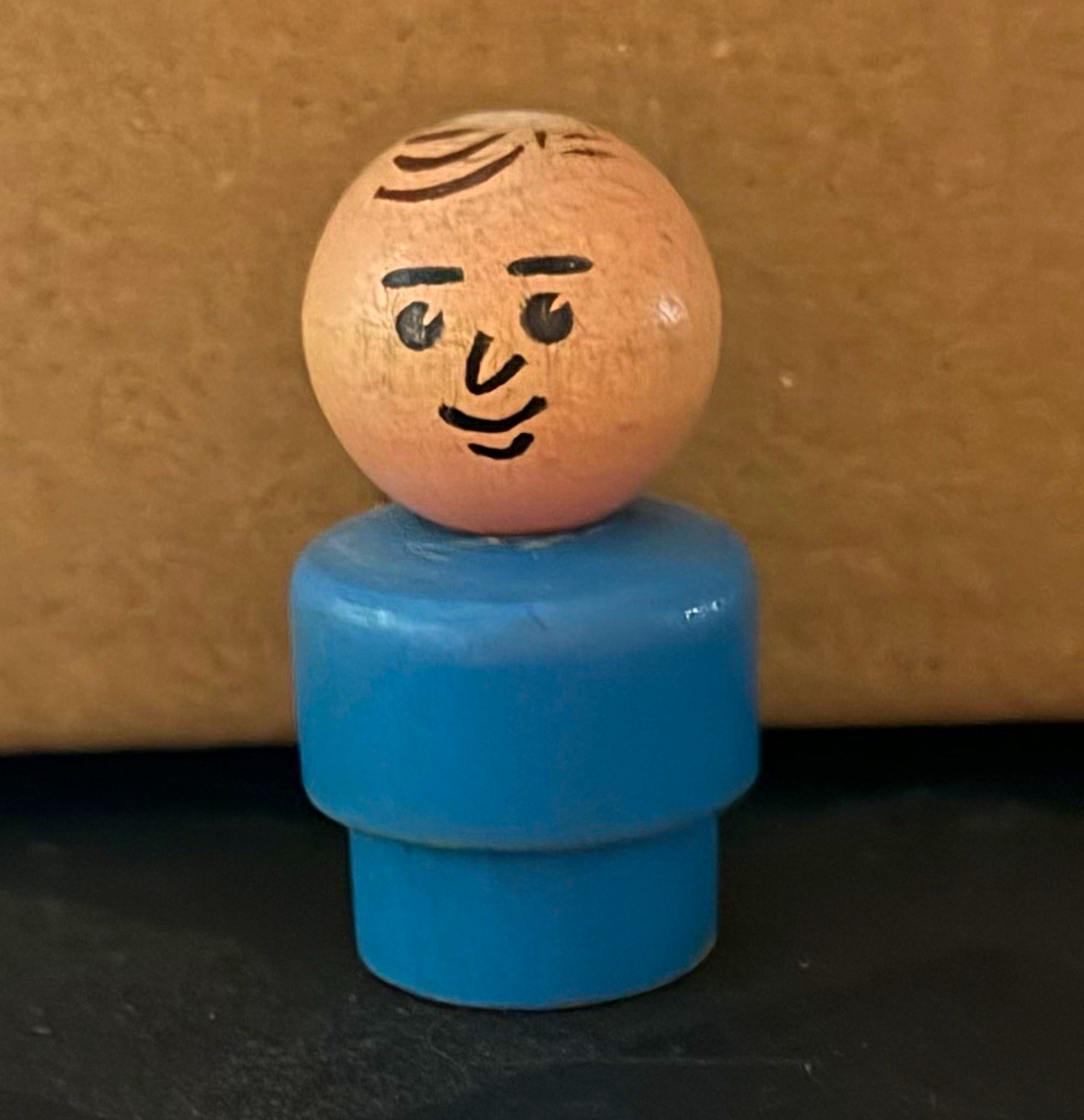 Vintage Fisher-Price Little People. Short Dad. Whoops. HTF