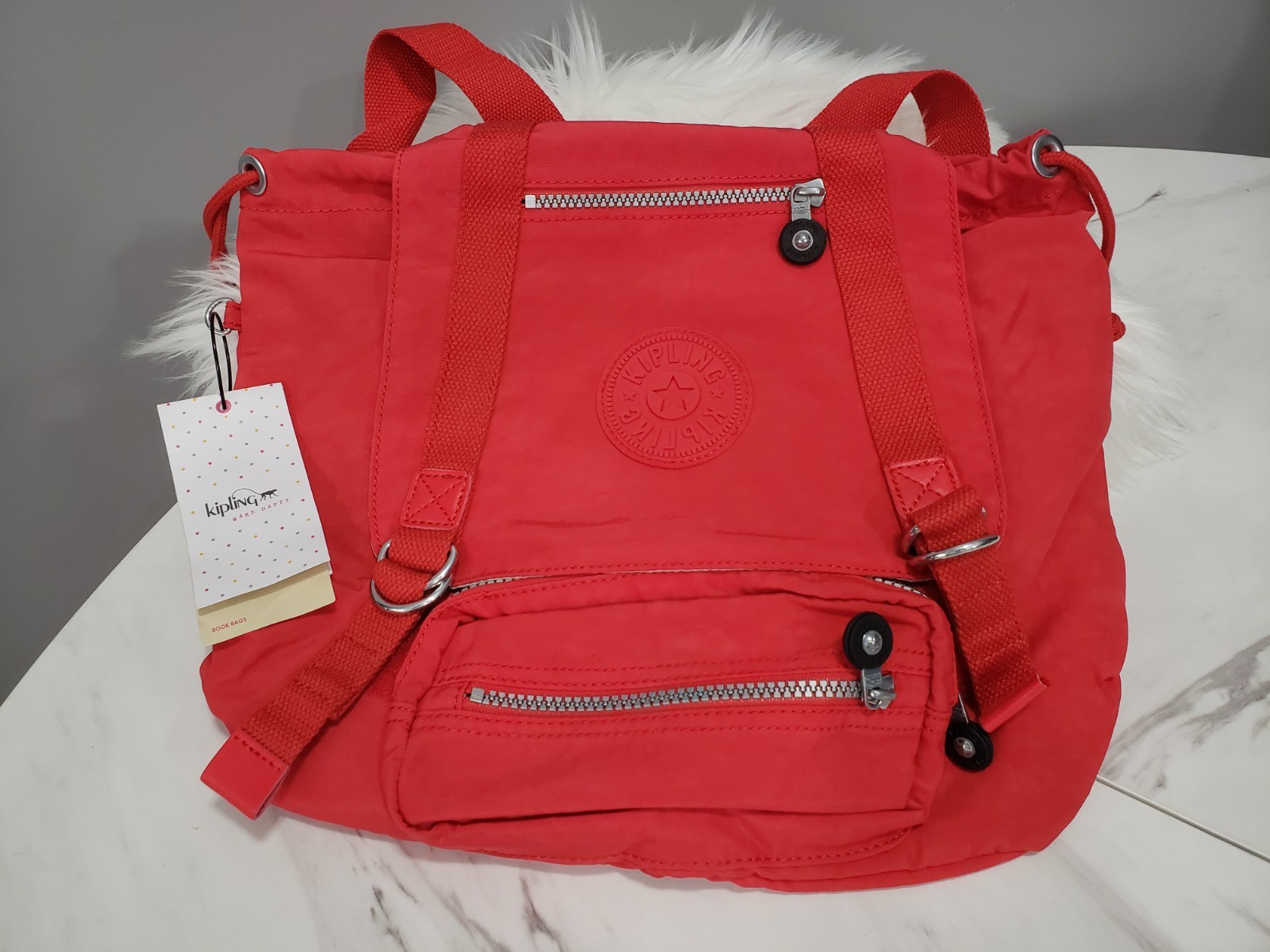 NEW Kipling Joetsu S Backpack CAYENNE BP3828 Purse bag NEW Kipling Joetsu S Backpack CAYENNE BP3828 Purse bag