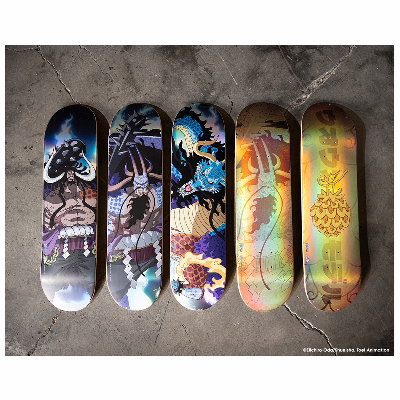 Bear Walker Kaido x One Piece Skateboard Skate Deck Blind Box NYCC 2026 Presale