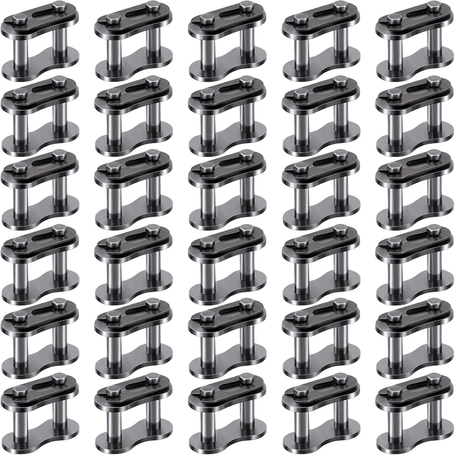 PAGOW 30pcs 40 Roller Chain Connecting Links, Master Connector #40 