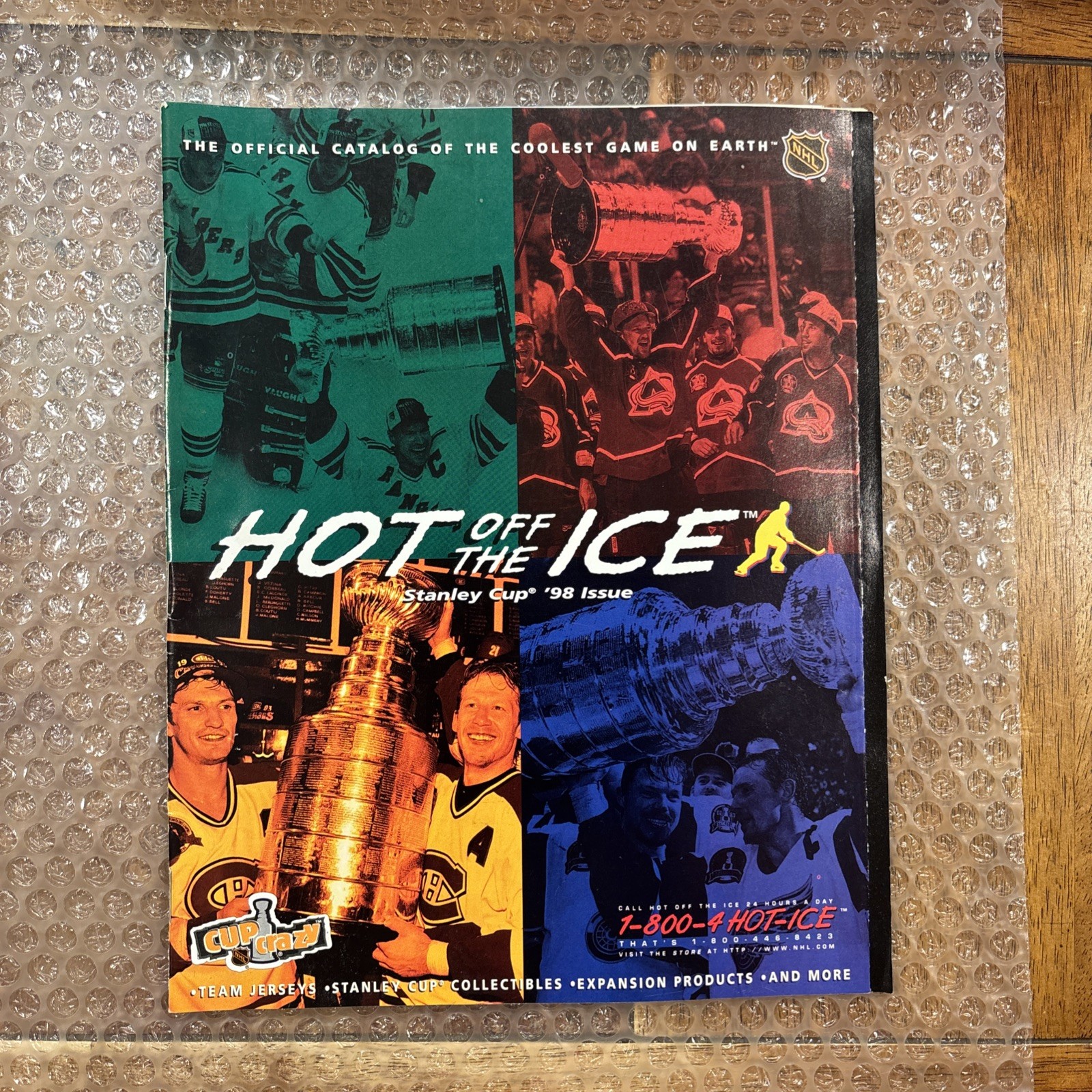 NHL Official Catalog Rare Stanley Cup Issue 1998
