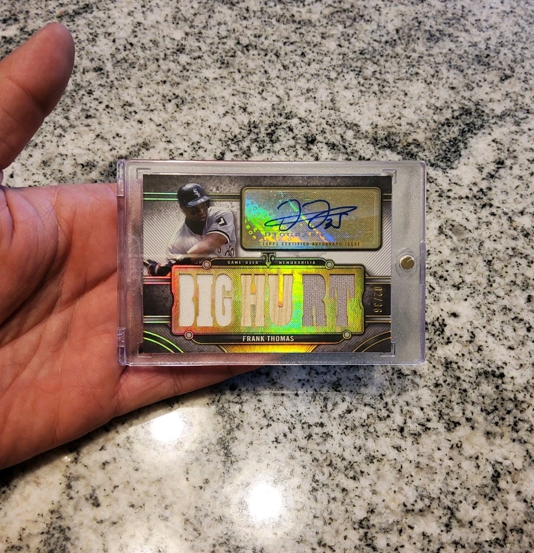 2024 Topps Triple Threads Frank Thomas Relic Auto \