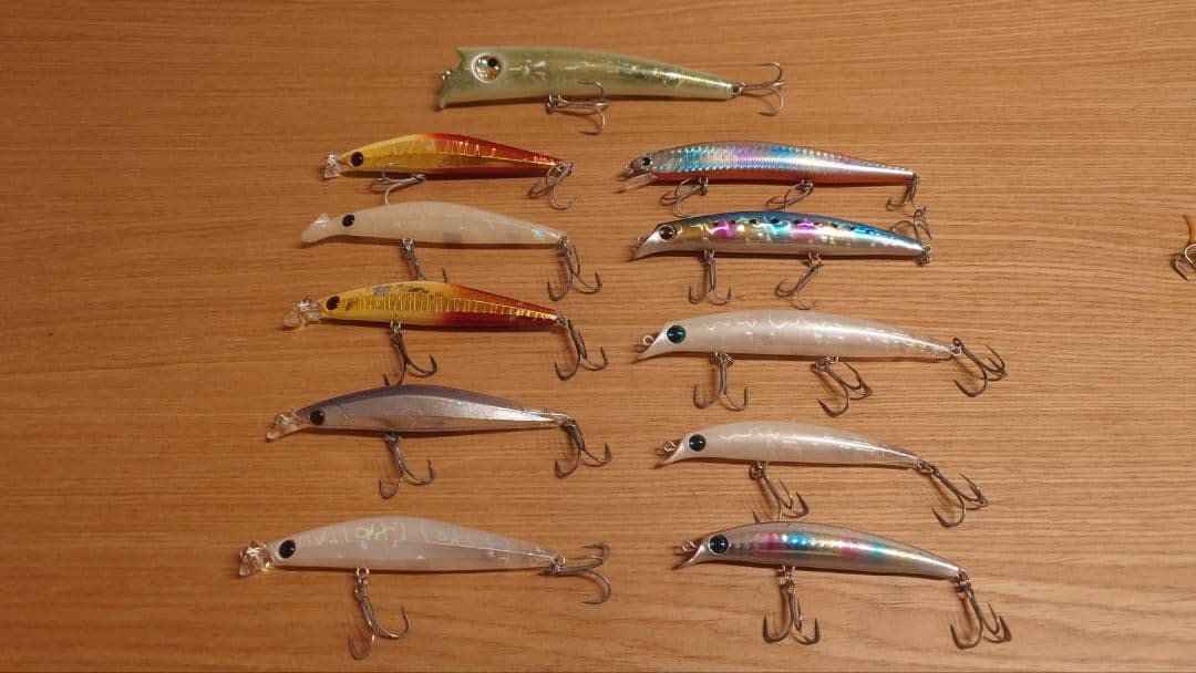 Fishing Lure Set 11 Pieces Eclipse Astrea IMA Sasuke Halcyon Penny Sack