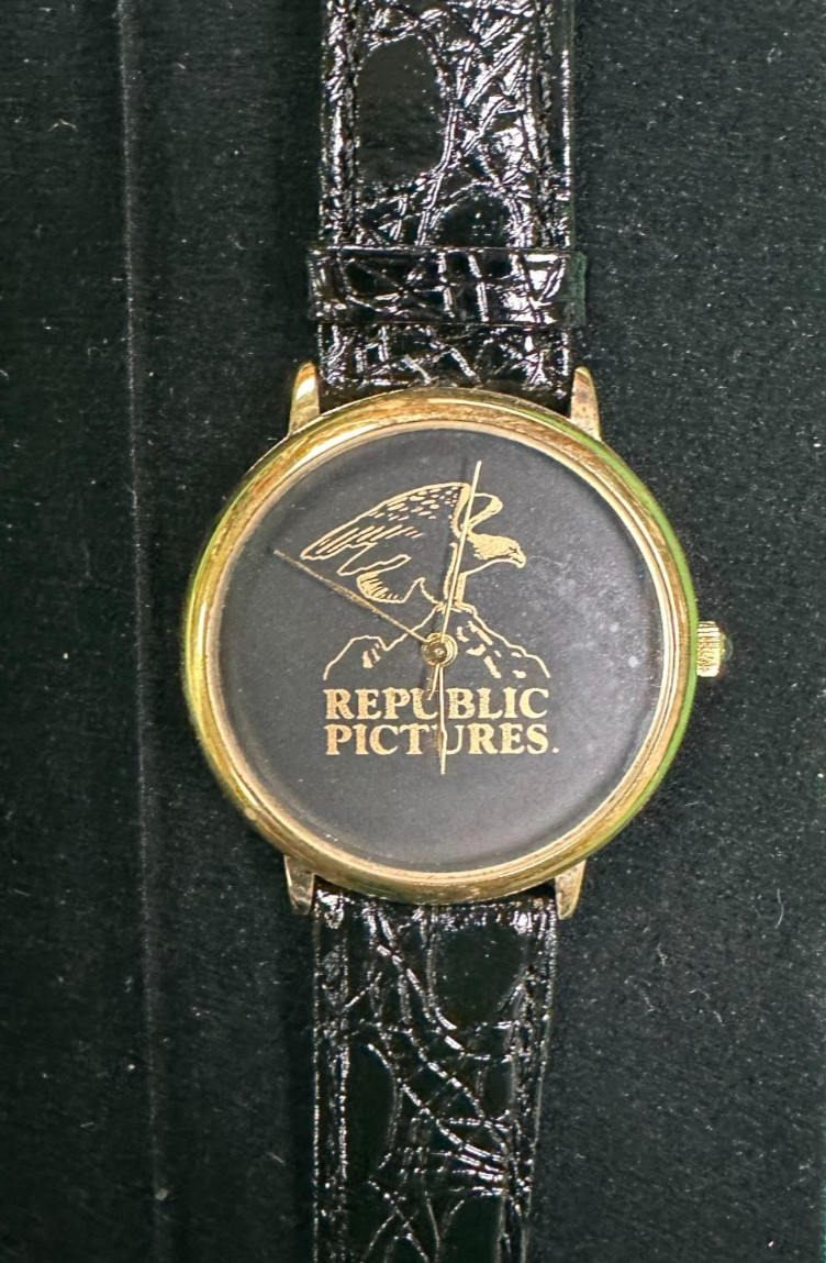 Vintage Republic Pictures Promotional Quartz Watch – Flying Eagle Logo – New in