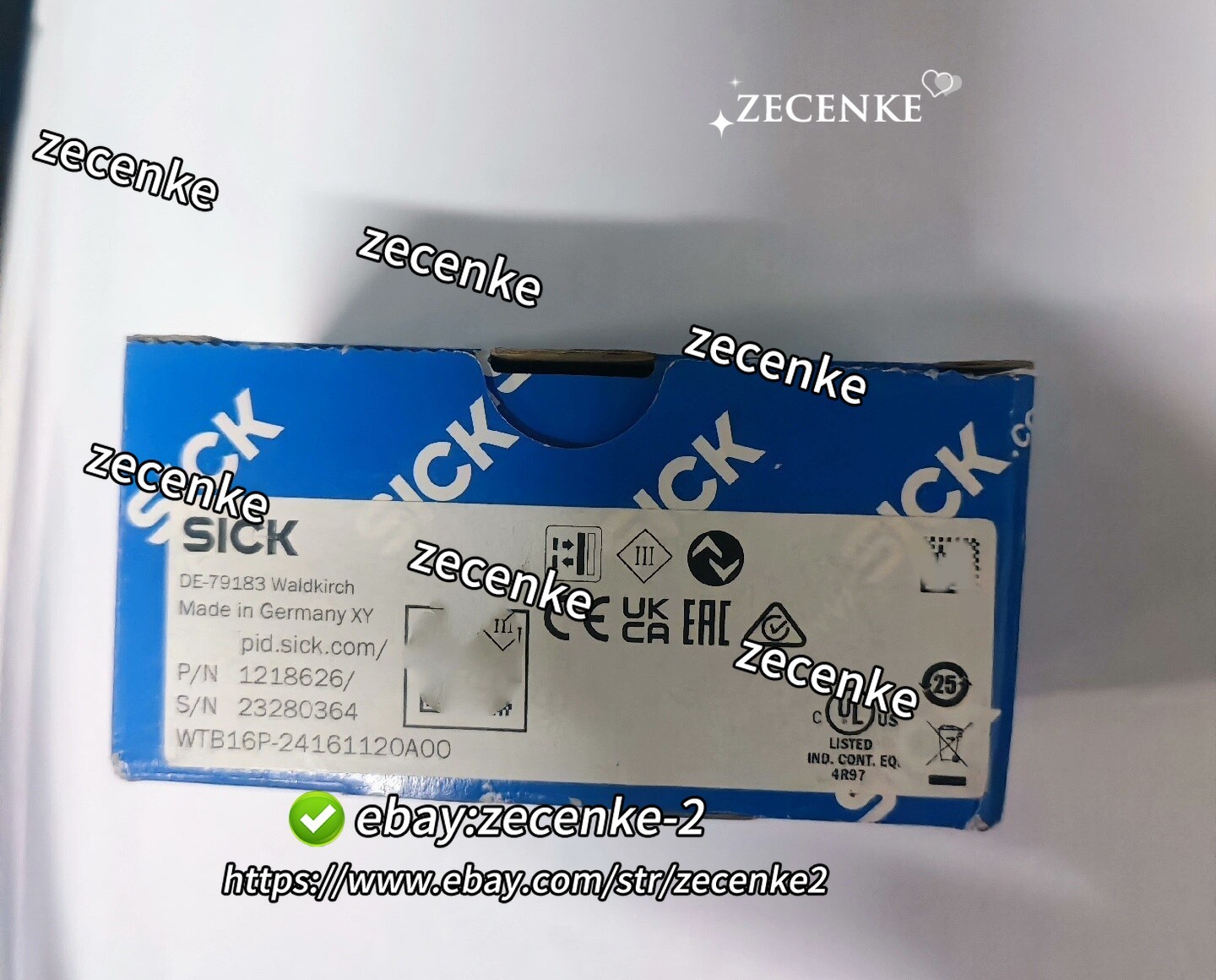 SICK WTB16P-24161120A00 Photoelectric sensor Brand New air transport SICK WTB16P-24161120A00 Photoelectric sensor Brand New air transport