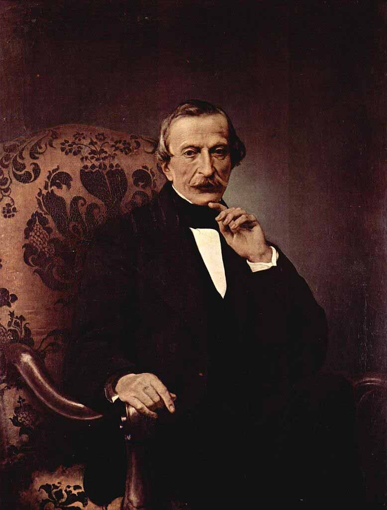 Oil painting Portrait-Massimo-d-Azeglio-Francesco-Paolo-Hayez-oil-painting art