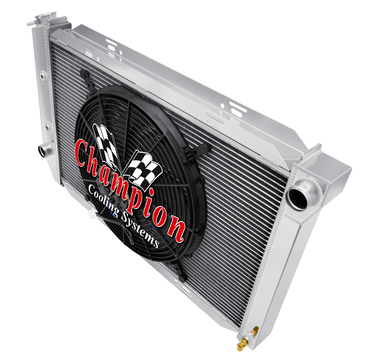 ER Champion 2 Row Radiator W/ 16