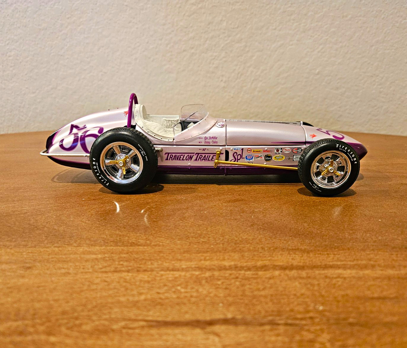 Carousel 1 Jim Hurtubise 1:18 Watson Travelon Trailer 1960 Indy 500 Diecast