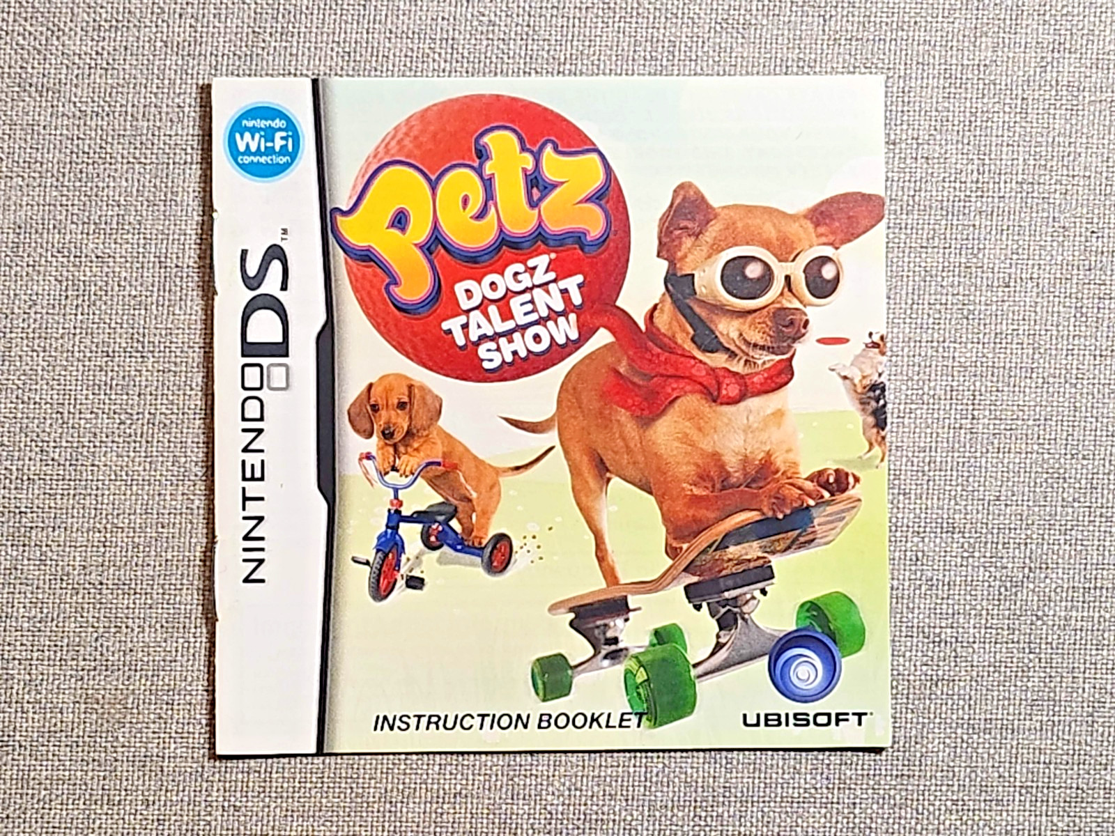 Petz Dogz Talent Show Instruction Manual Only - Nintendo DS