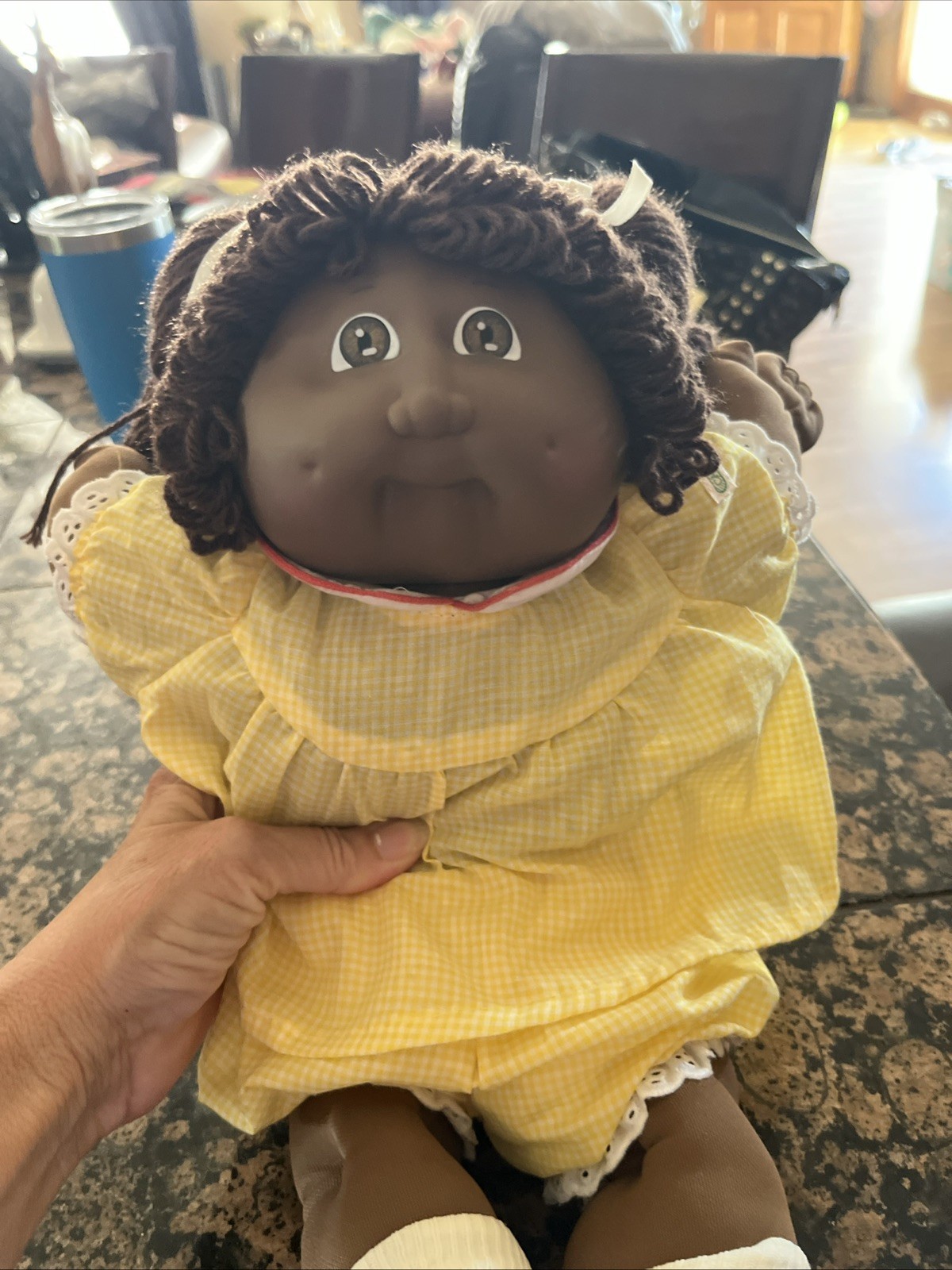 Cabbagepatch Kids Brown Hair Brown Eyed AA Girl Doll 1978-1982 Tagged Coleco Cabbagepatch Kids Brown Hair Brown Eyed AA Girl Doll 1978-1982 Tagged Coleco