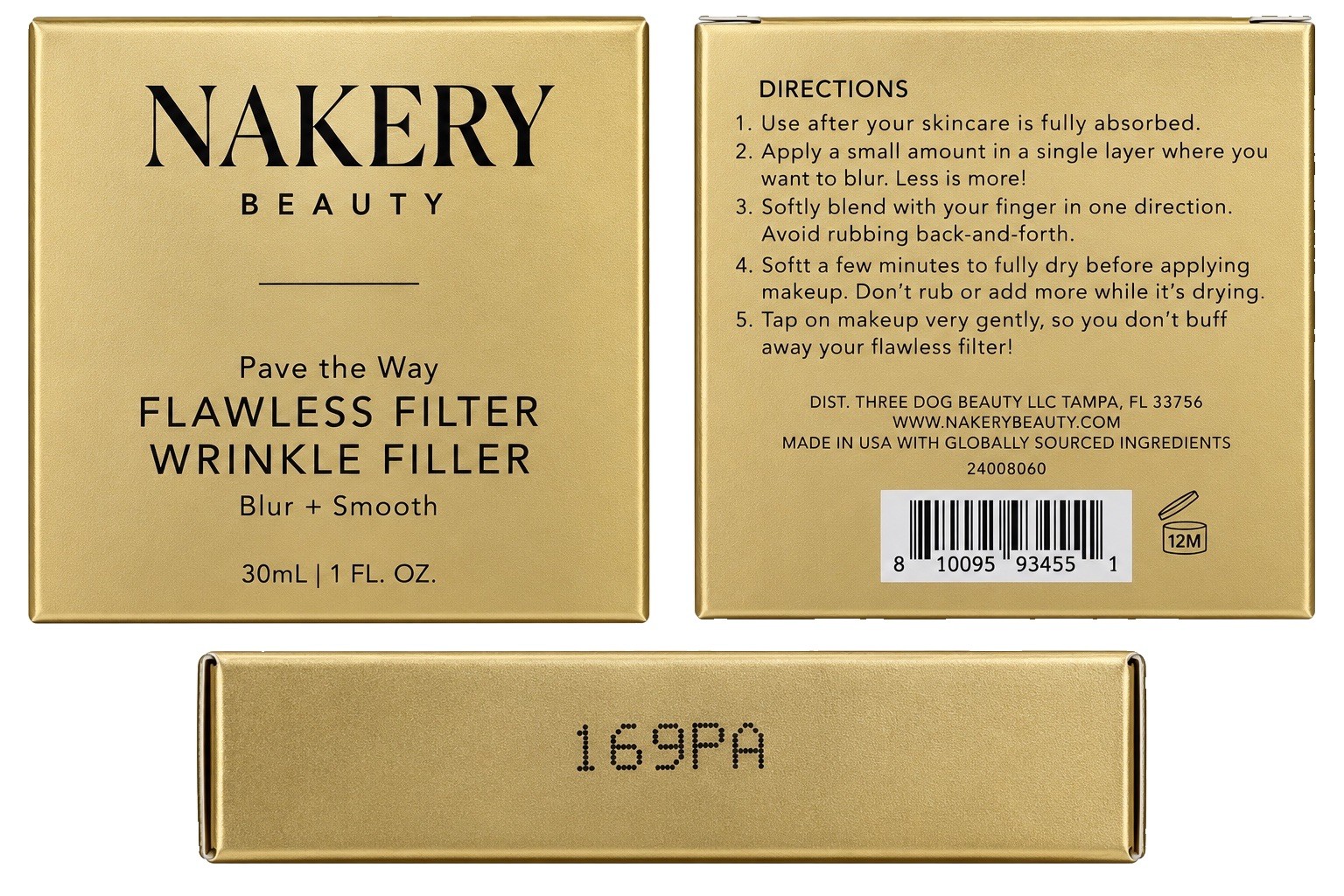 Nakery Beauty Flawless Filter Wrinkle Filler Blur + Smooth 30mL / 1 fl oz Nakery Beauty Flawless Filter Wrinkle Filler Blur + Smooth 30mL / 1 fl oz