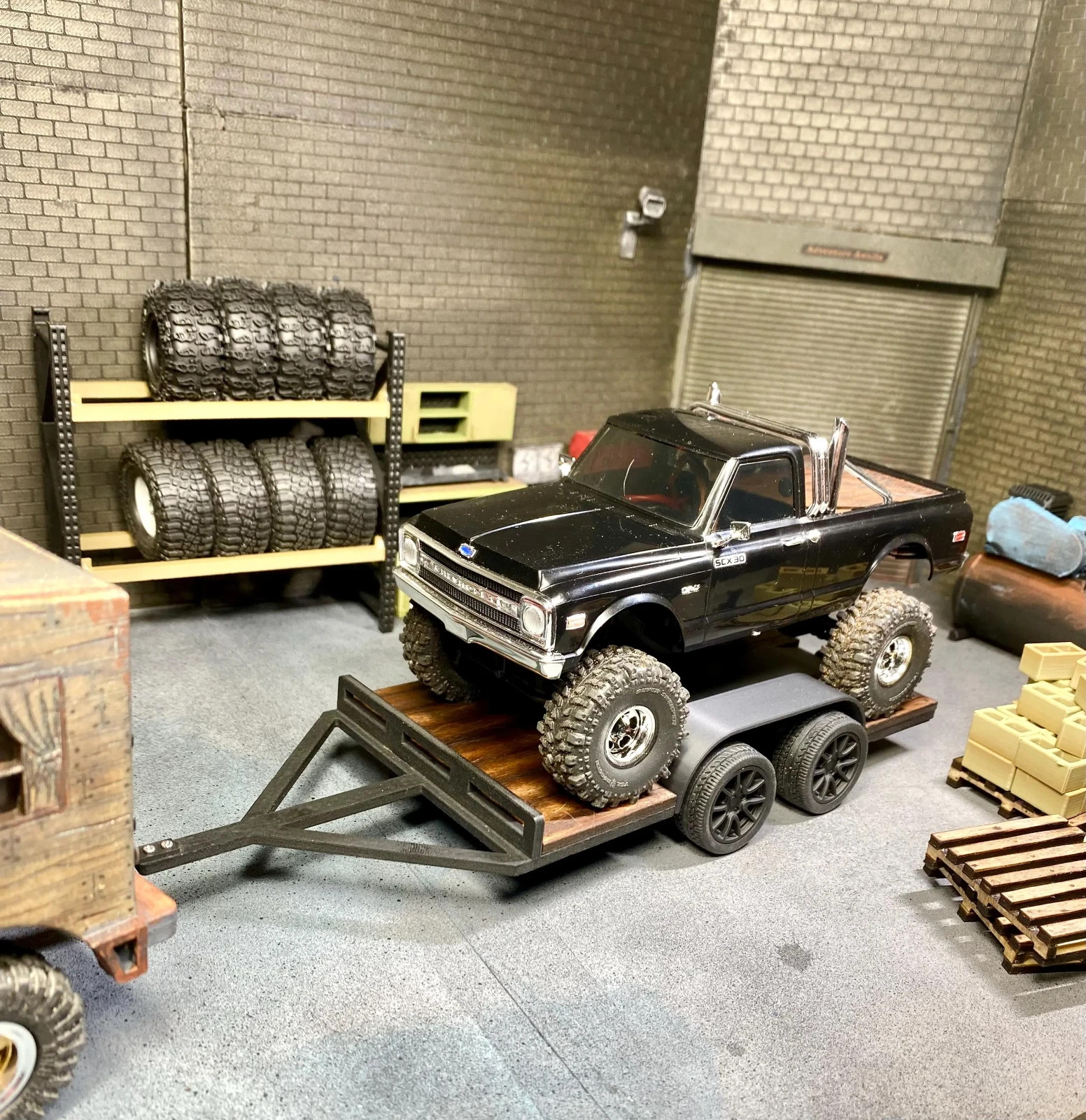SCX30 Car Trailer Custom Laser Engraved Heavy Duty Independent Suspension