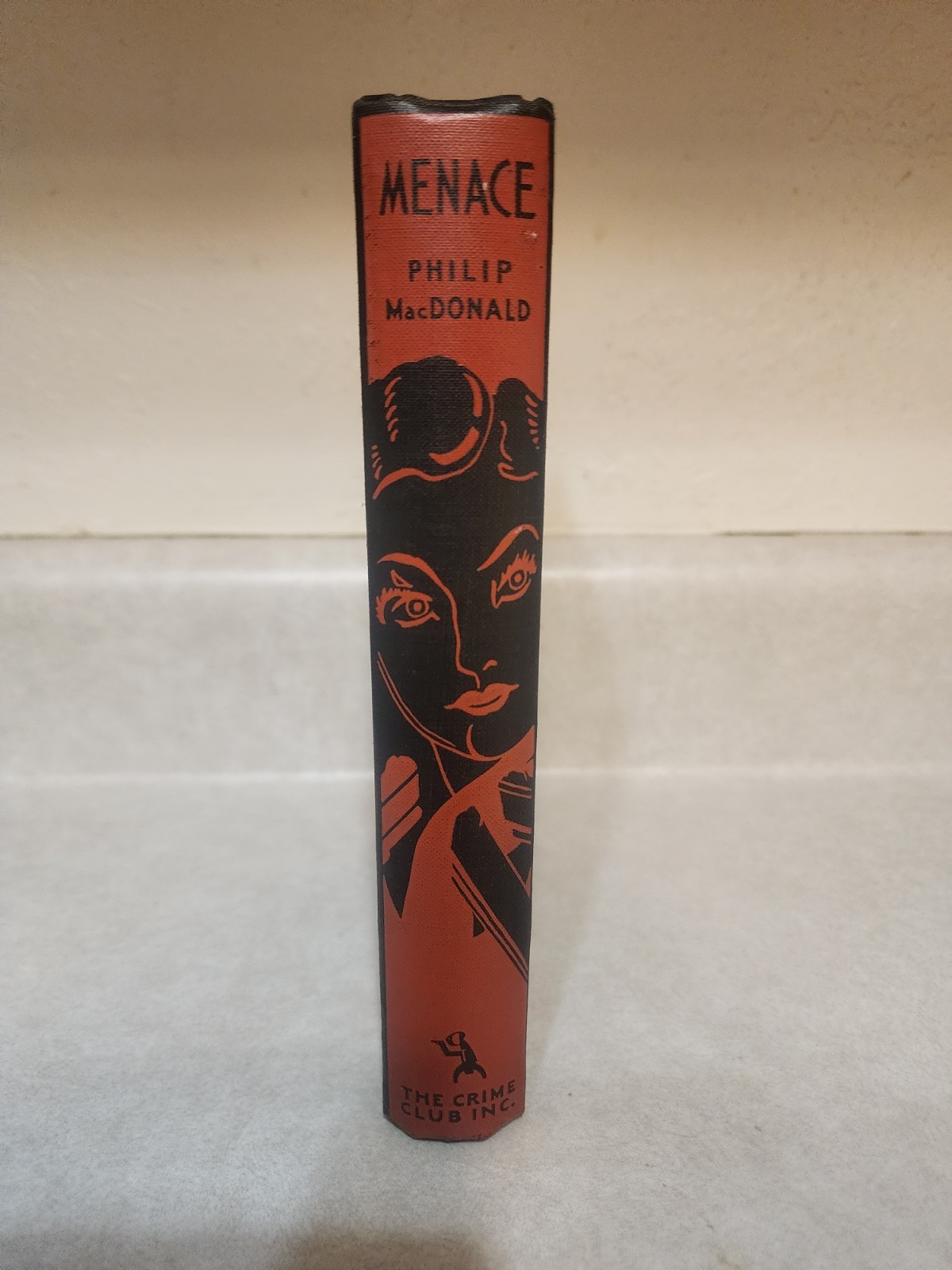 MENACE Philip MacDonald CRIME 1st Edition First Print MYSTERY 1933 Thriller HC