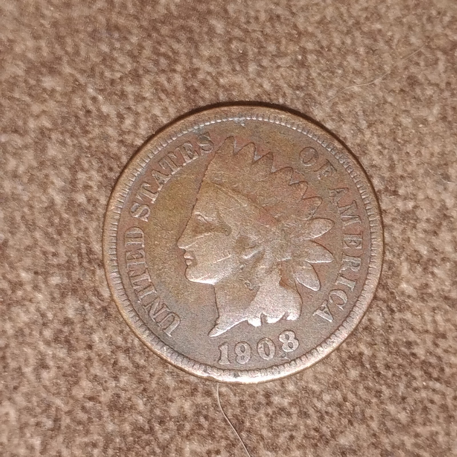 1908 Indian Head Cent 