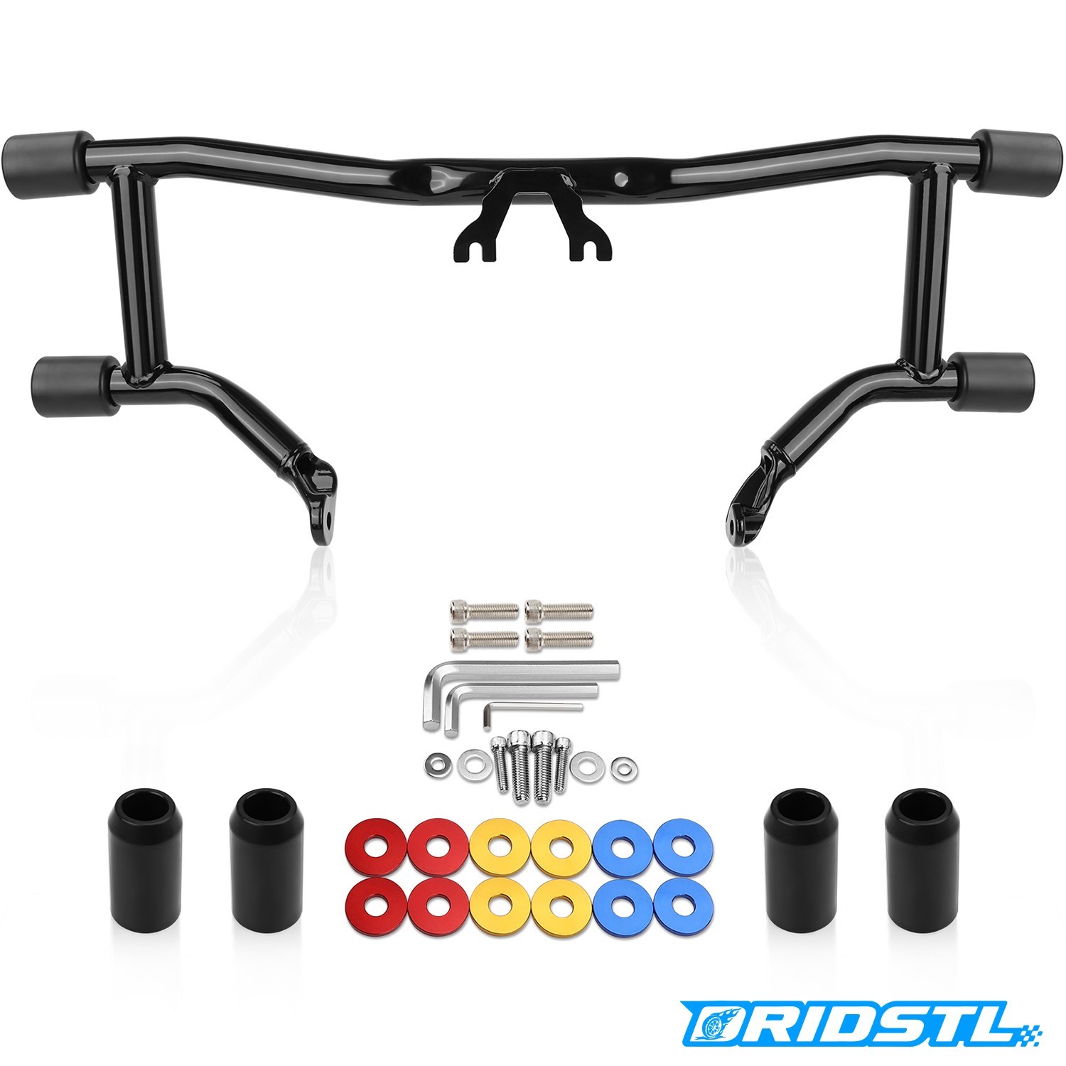Engine Guard Flat Out Highway Crash Bar for Harley Touring 14-26 w/Frame Sliders