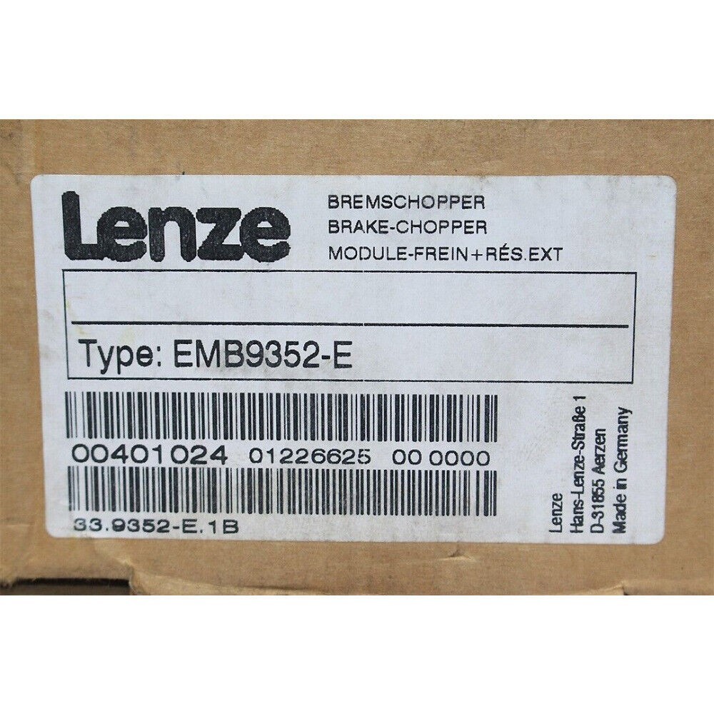 EMB9352-E New Sealed 1PC Lenze Operating Instructions Manual EMB9352-E