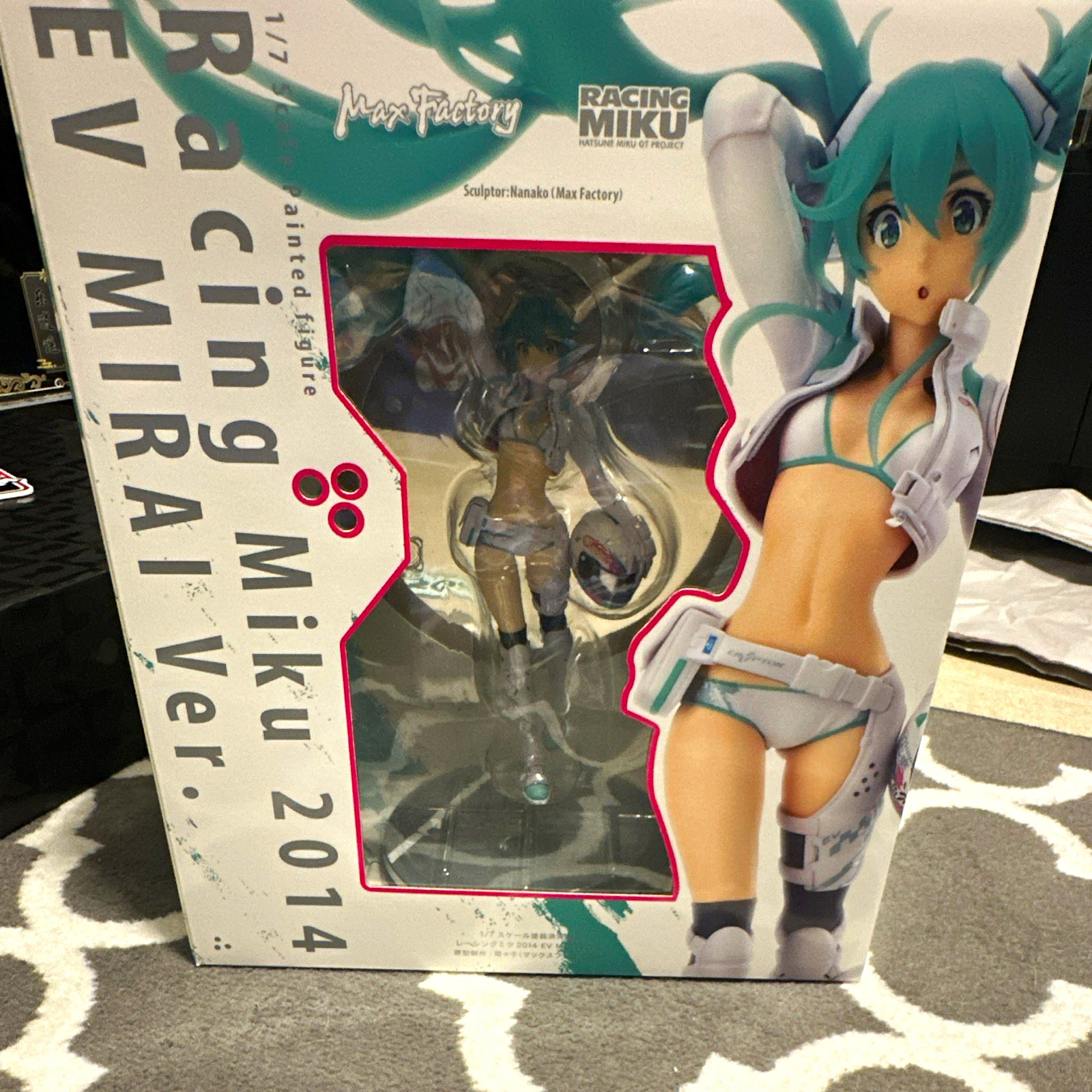 Max Factory Miku Racing Miku 2014 EV MIRAI Ver. Figure 2014 authentic US seller