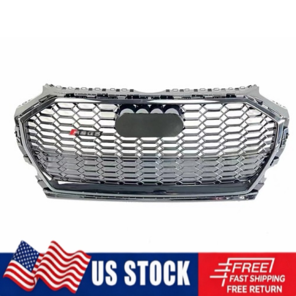 RSQ5 Style For Audi Q5 SQ5 B9.5 2022-2025  Grill Honeycomb Front Grille US Stock