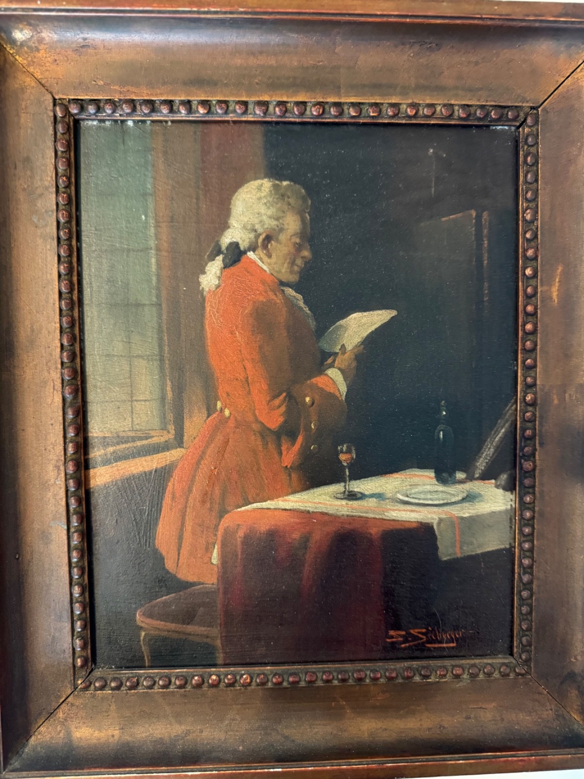 Samual Seeberger, original oil -early 1900\'s Paris