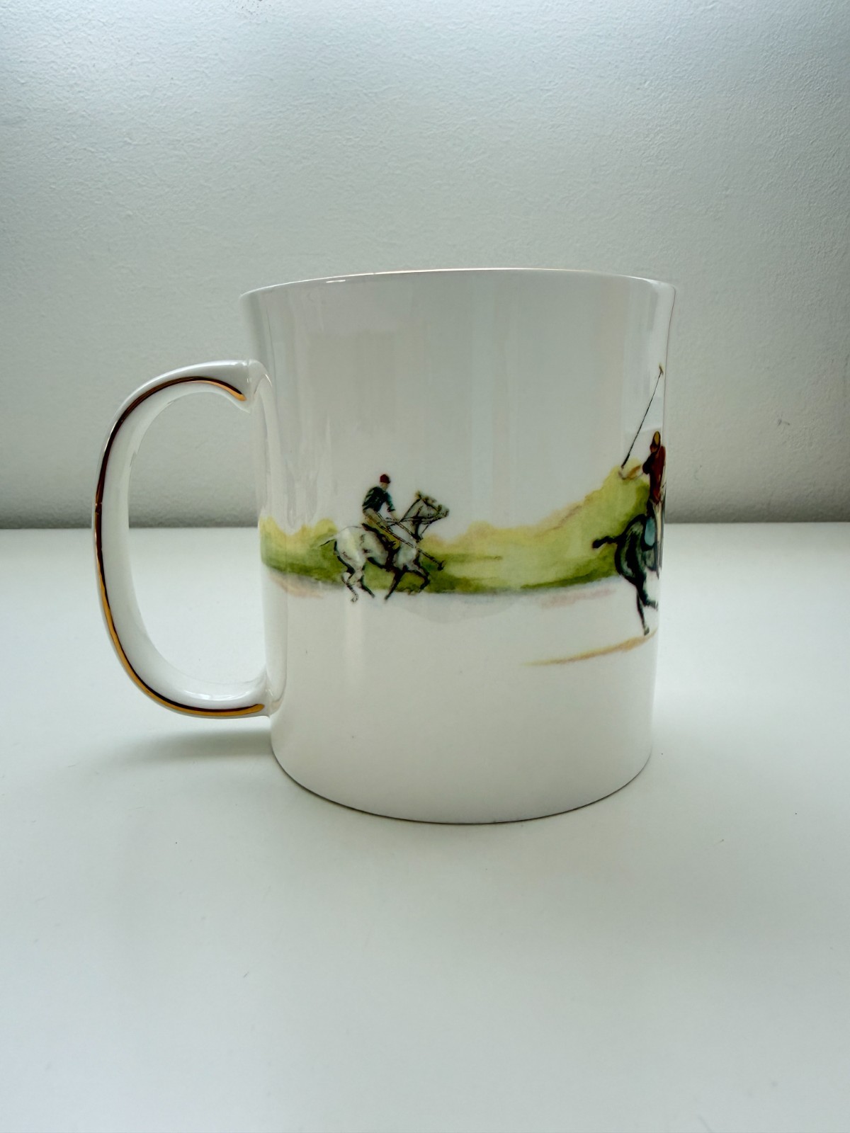 Vintage 1983 Ralph Lauren POLO SCENE Large Coffee Mug Vintage 1983 Ralph Lauren POLO SCENE Large Coffee Mug