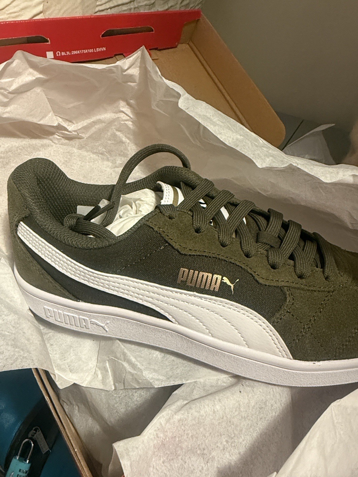 Size 8 - Puma Suede Classic Green Size 8 - Puma Suede Classic Green