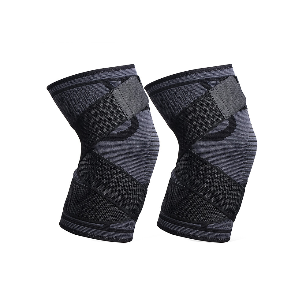 2Pcs Knee Sleeve Compression Brace Support For Sport Joint Pain Arthritis Relief