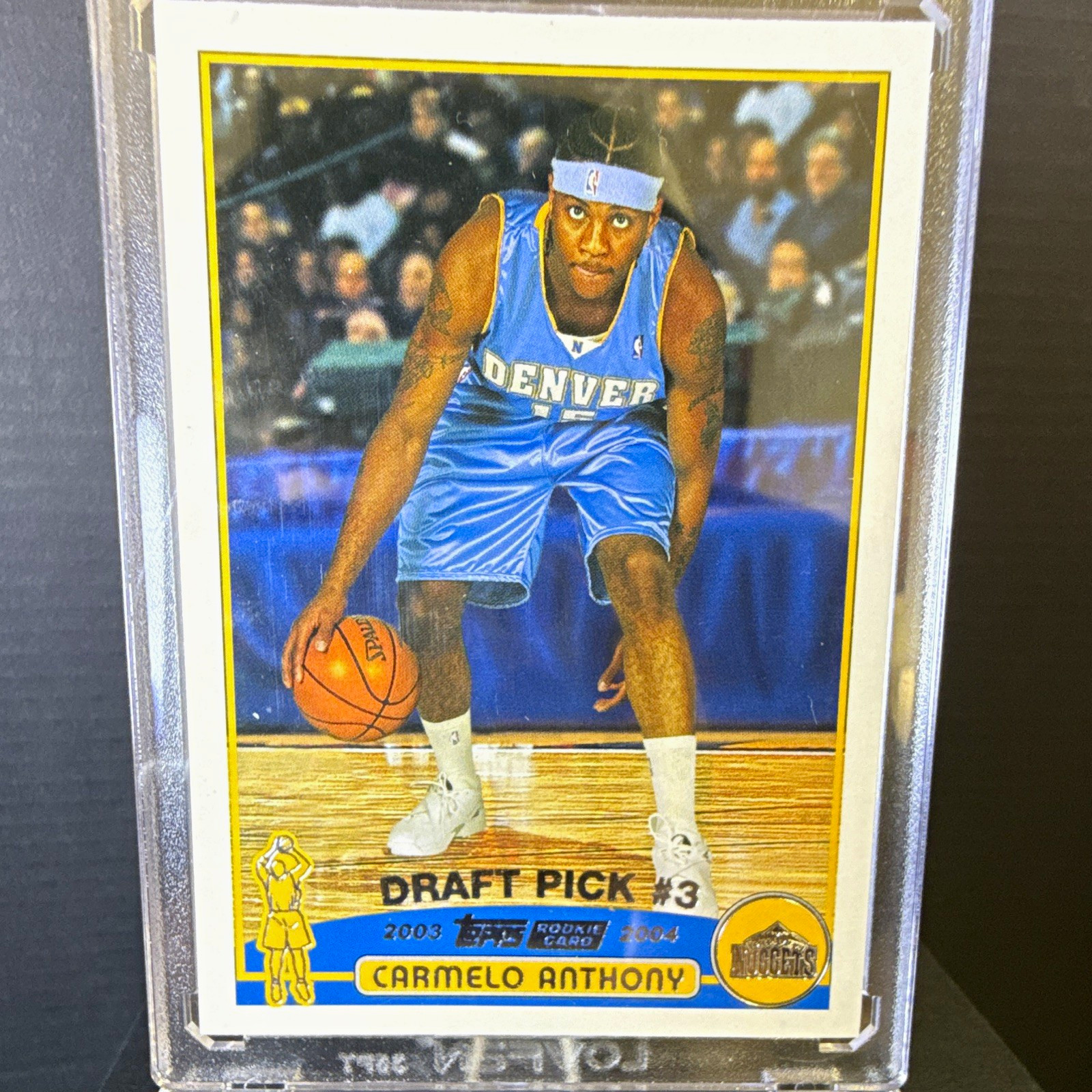 Topps 2003-04 Carmelo Anthony Rookie Draft Pick Denver Nuggets #223 Topps 2003-04 Carmelo Anthony Rookie Draft Pick Denver Nuggets #223