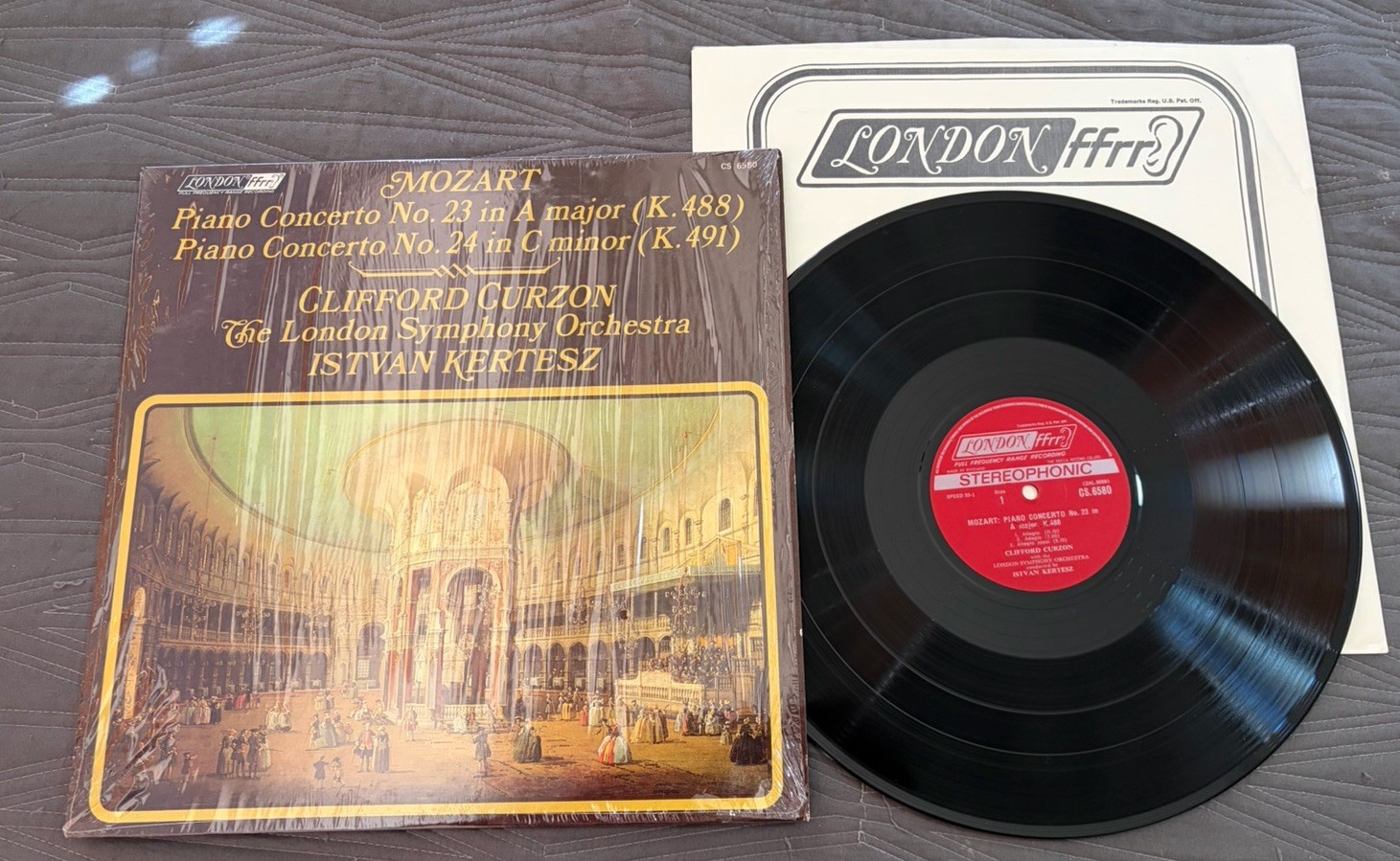 Mozart Lp-Piano Concerto No.23/No.24/ Curzon/KerteszLondon CS 6580/1968NM/NM Mozart Lp-Piano Concerto No.23/No.24/ Curzon/KerteszLondon CS 6580/1968NM/NM