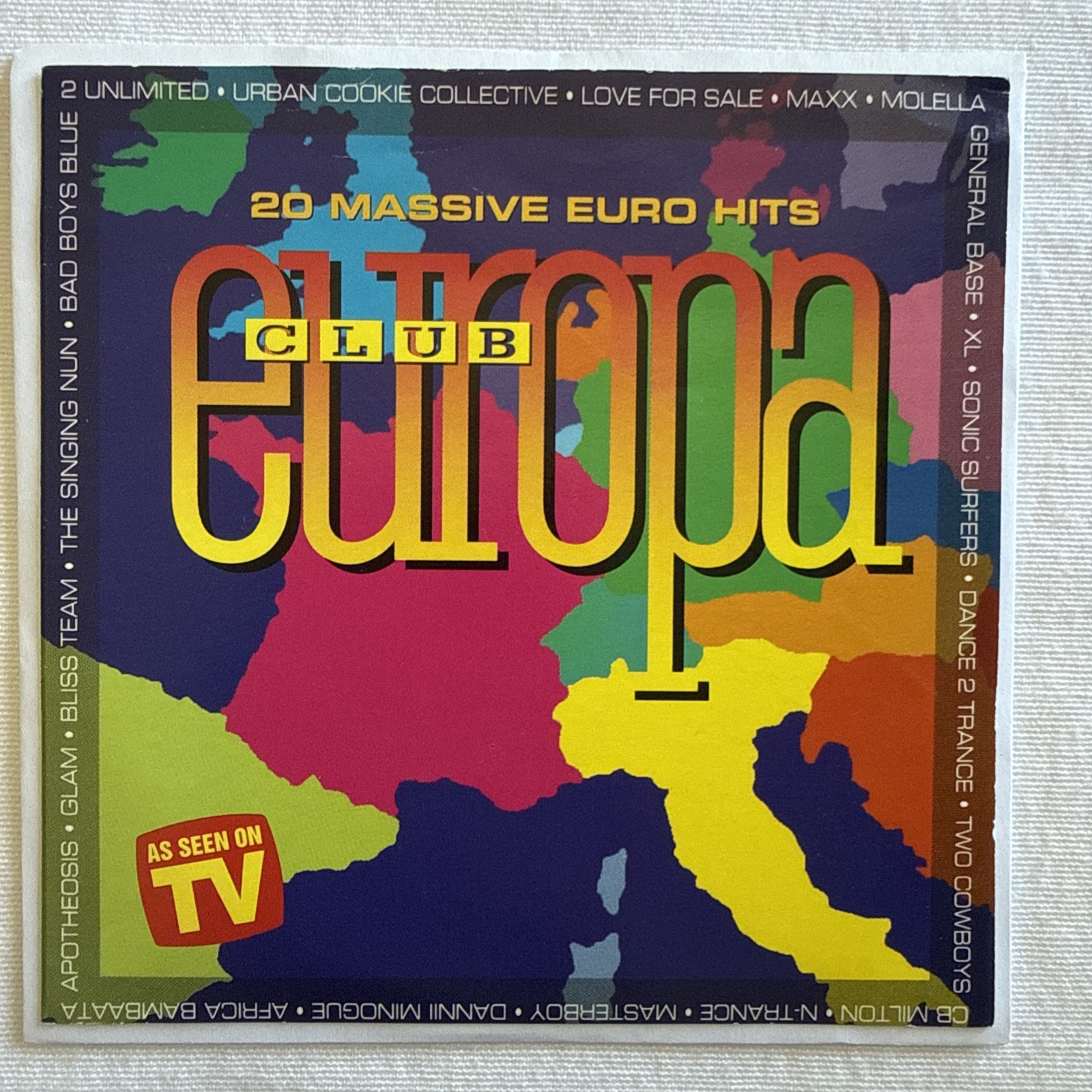 Club Europa CD Compilation Rare Dance Club Music 20 Massive Hits
