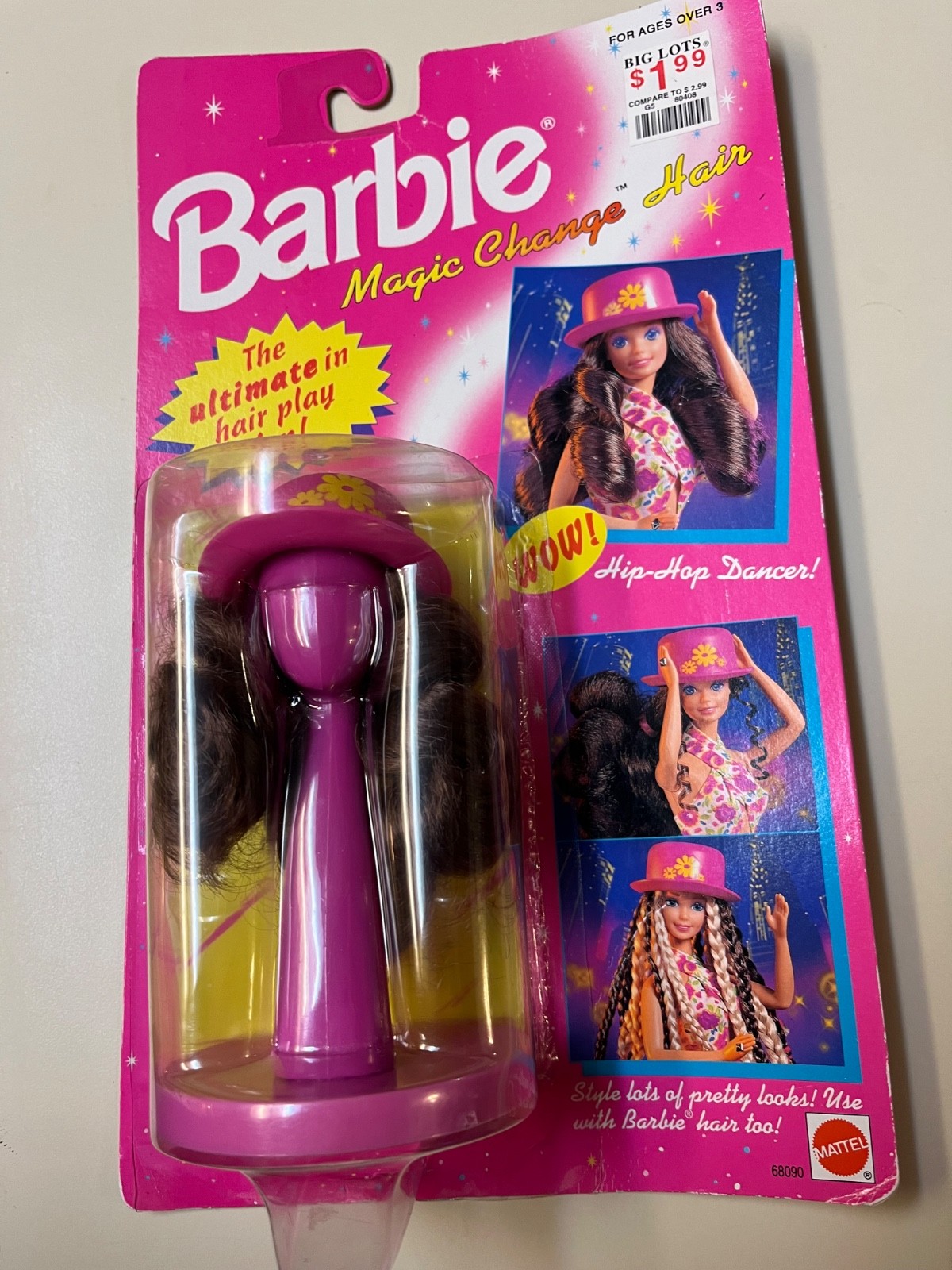 Vintage 1994 Mattel Barbie Magic Change Hair Hip Hop Dancer Brown Curls New NOS Vintage 1994 Mattel Barbie Magic Change Hair Hip Hop Dancer Brown Curls New NOS
