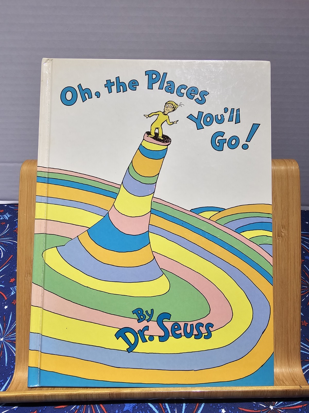 🔥Rare Oh, the Places You\'ll Go Dr. Seuss 1st Printing Hardcover Book 1990