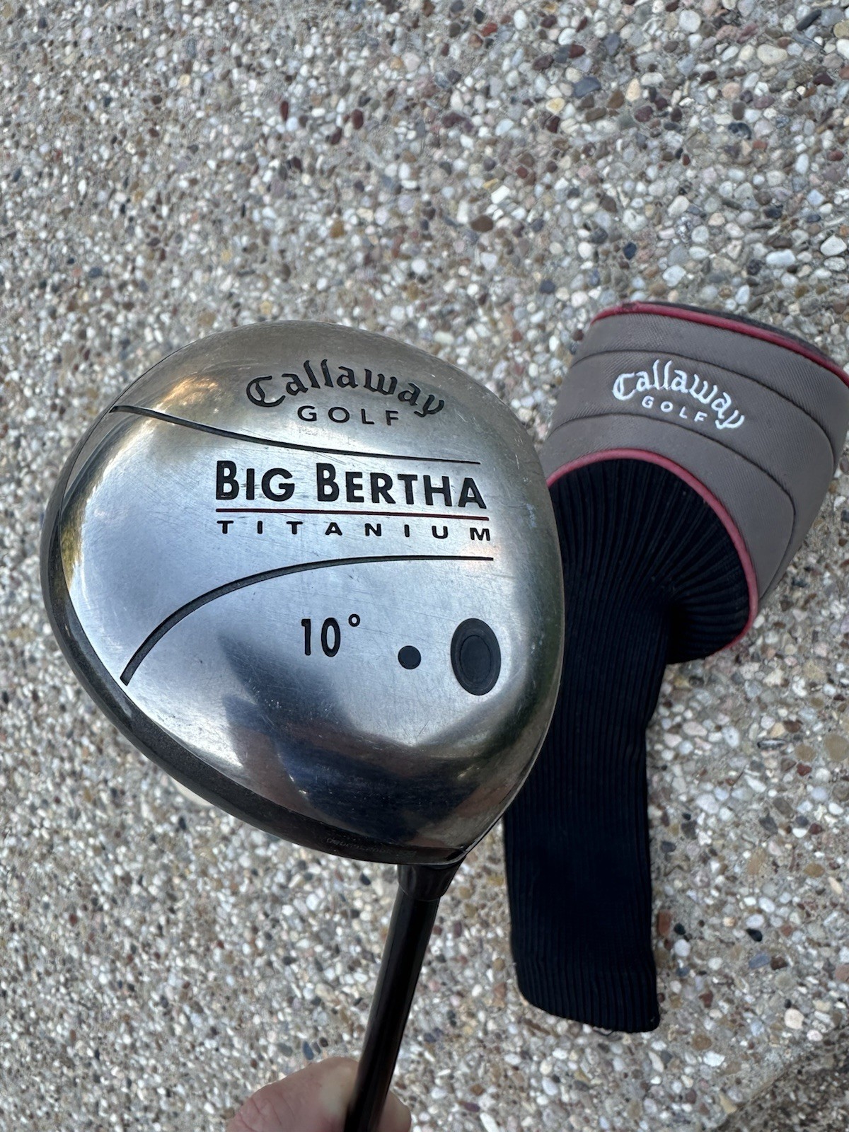 CALLAWAY BIG BERTHA TITANIUM DRIVER 10* W/CALLAWAY RCH FIRM FLEX GRAPHITE RH CALLAWAY BIG BERTHA TITANIUM DRIVER 10* W/CALLAWAY RCH FIRM FLEX GRAPHITE RH