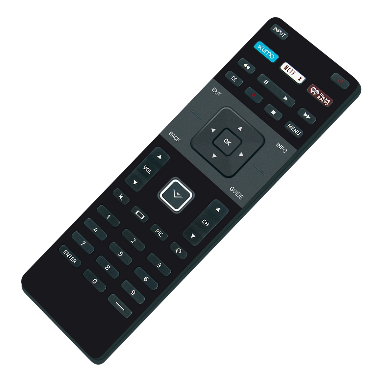 New Replaced Remote XRT122 for VIZIO TV D24-D1 D28H-D1 E60-C3 D32H-D1 D32X-D1