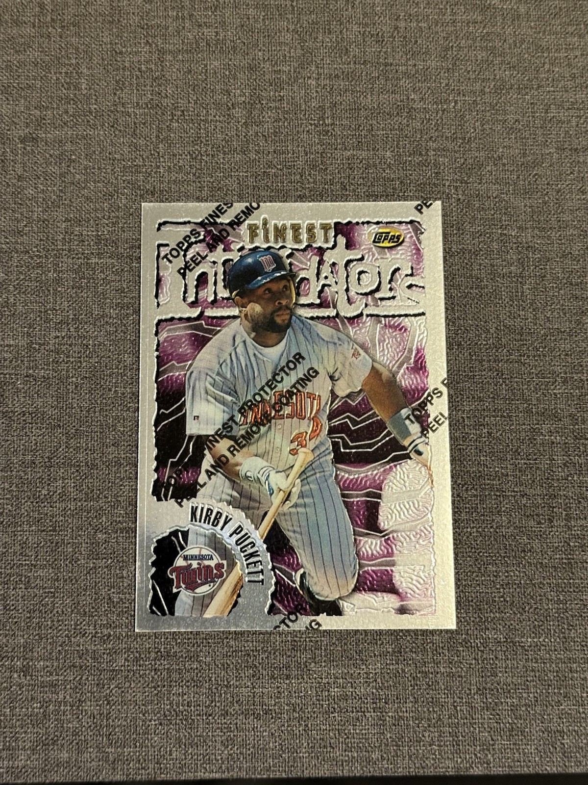 1996 Topps Finest - Kirby Puckett #79