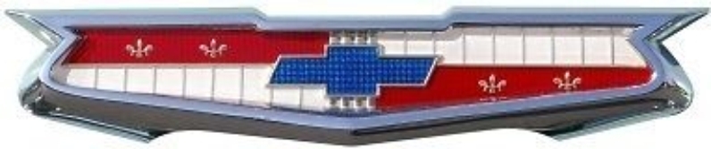 Vintage Chevy BelAir badge sticker decal