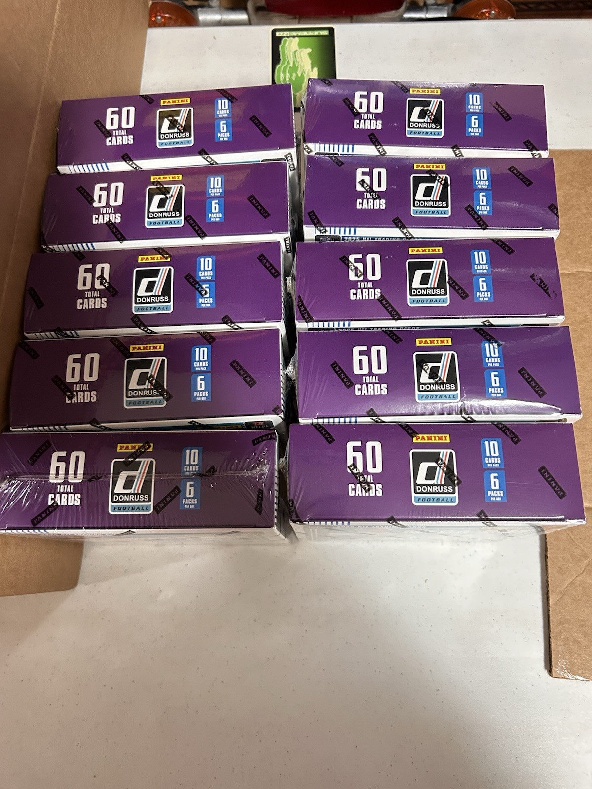 2025 Panini Donruss NFL Football Mega Box Factory Sealed (Lot of 10) 2025 Panini Donruss NFL Football Mega Box Factory Sealed (Lot of 10)