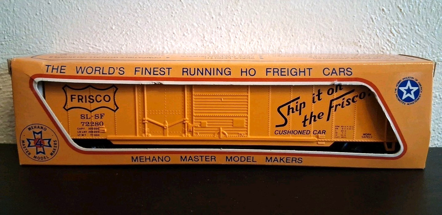 Mehano Master Model Maker HO Frisco 50\' Boxcar SL-SF 72280 Ship It On The Frisco Mehano Master Model Maker HO Frisco 50\' Boxcar SL-SF 72280 Ship It On The Frisco