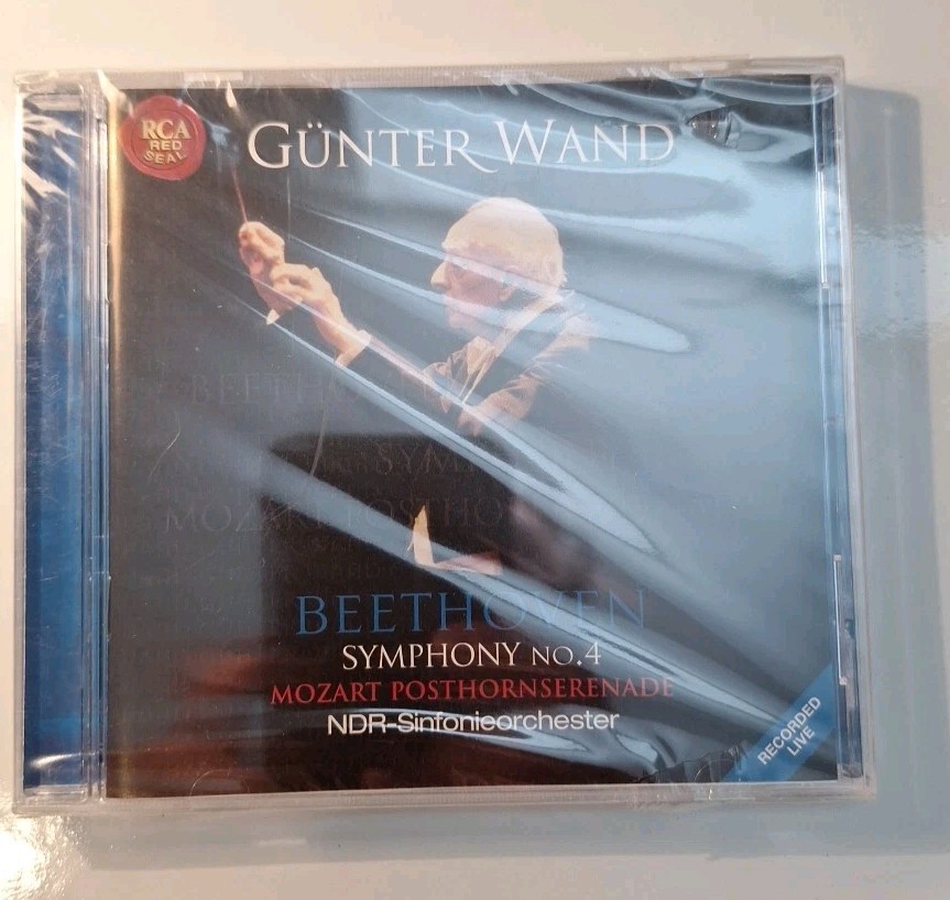 Gunter Wand-RCA CD-Beethoven Symphony 4-NDR-Sinfonieorchester=SEALED