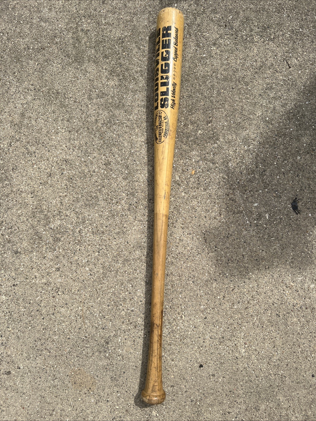 VERY RARE Louisville Slugger 125 Hillerich & Bradsby Co USA Wooden Baseball Bat
