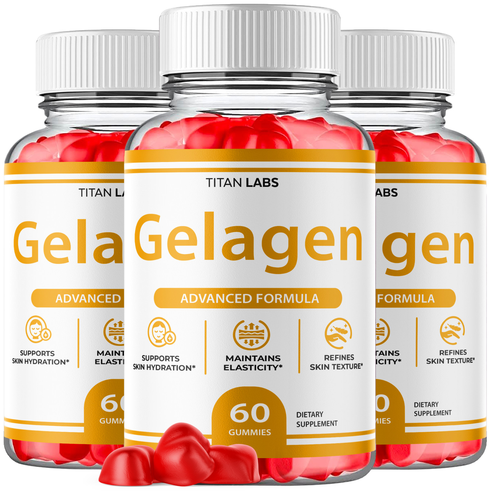 (3 Pack) Gelagen Gummy Advanced Skin Health Support Formula Gela Gen 180 Gummies (3 Pack) Gelagen Gummy Advanced Skin Health Support Formula Gela Gen 180 Gummies