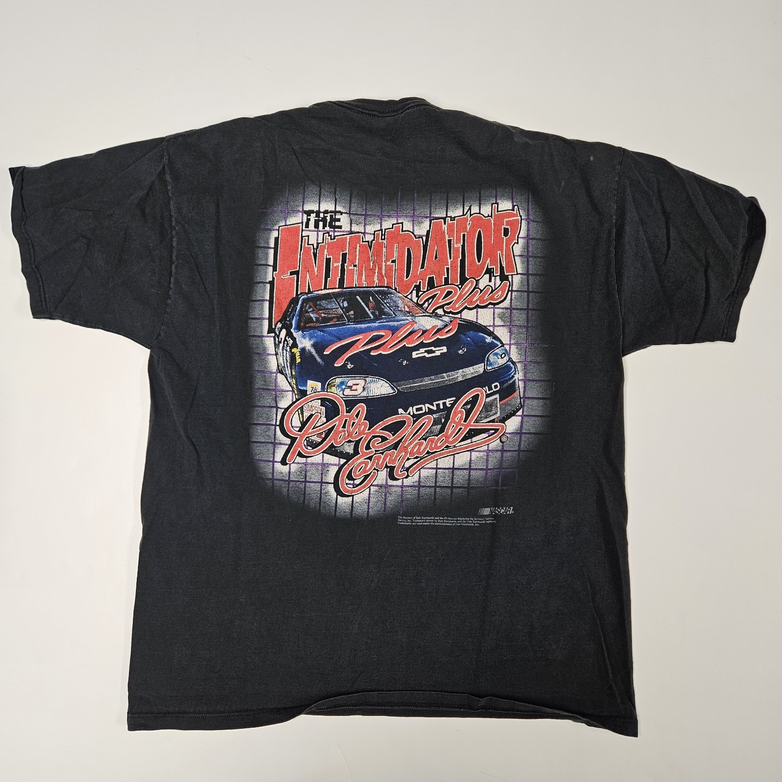 vintage DALE EARNHARDT- Intimidator Plus T Shirt XL NASCAR Sr -Chevy Monte Carlo vintage DALE EARNHARDT- Intimidator Plus T Shirt XL NASCAR Sr -Chevy Monte Carlo