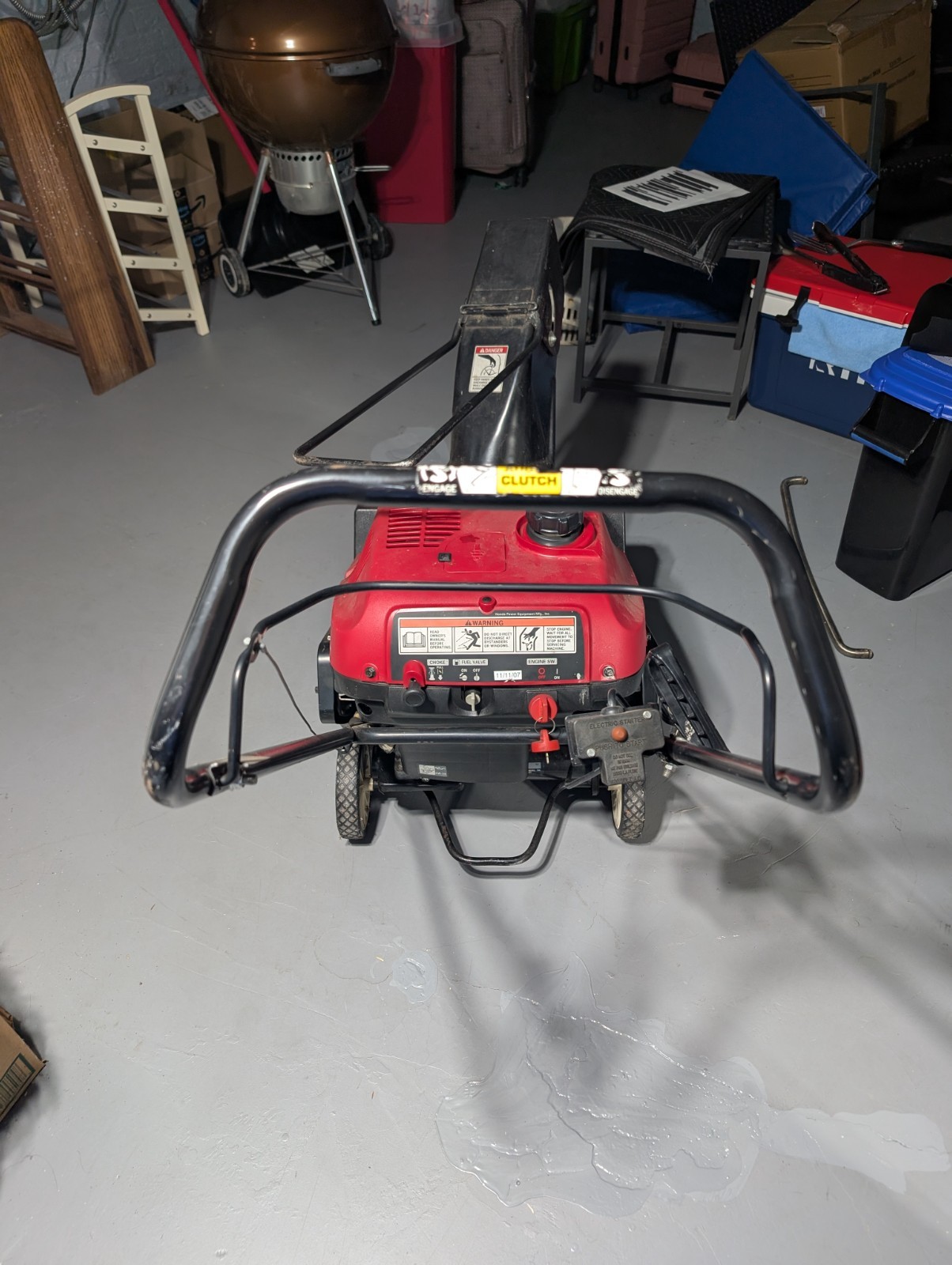 Honda hs 520 snowblower Handy man special  No spark most likely ignition coil