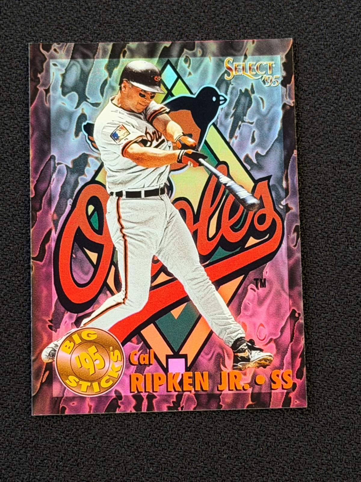 1995 Select Baseball Cal Ripken Jr. Big Sticks #BS3 Baltimore Orioles 1995 Select Baseball Cal Ripken Jr. Big Sticks #BS3 Baltimore Orioles