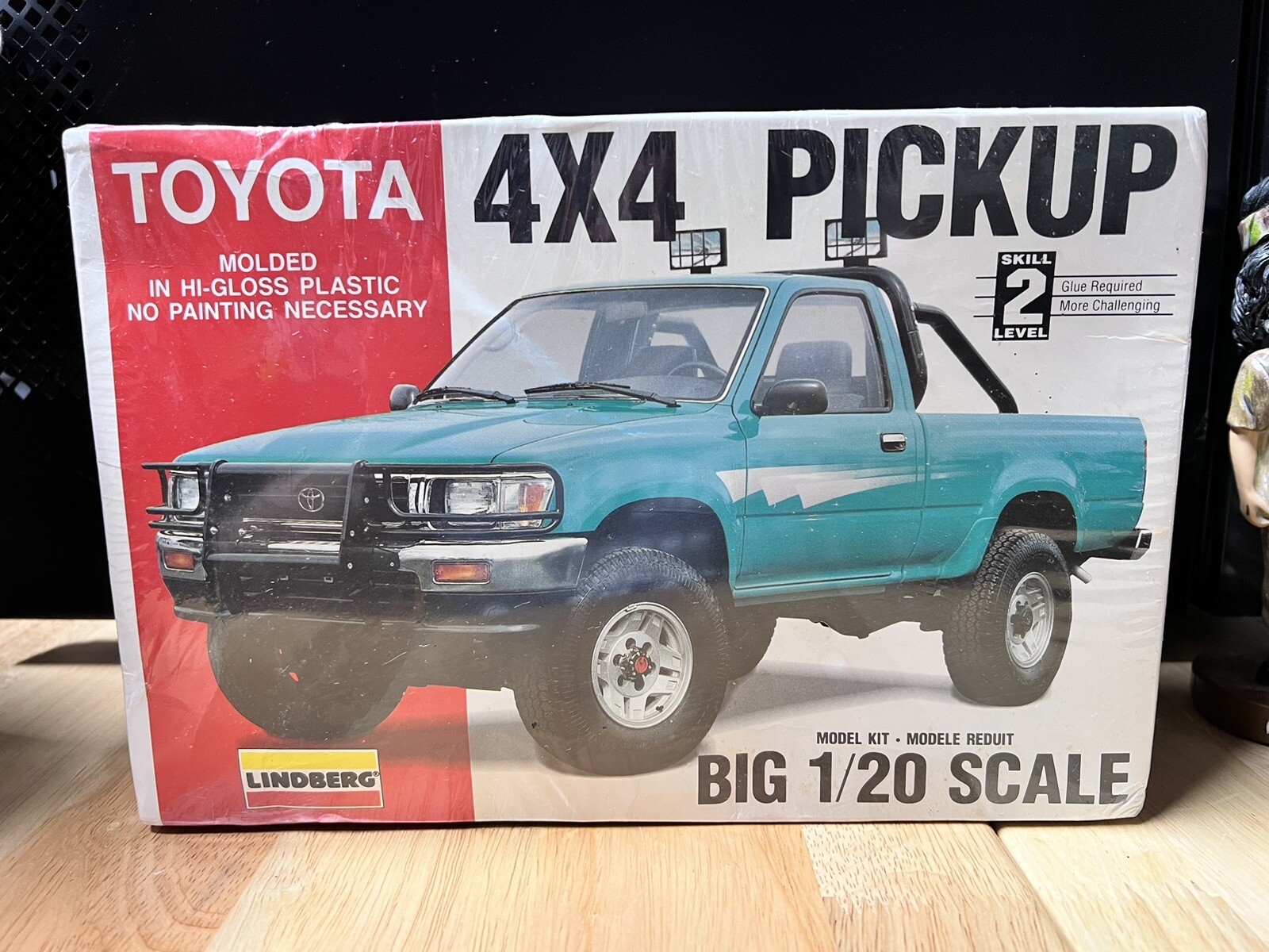 1992 Lindberg Toyota 4X4 Pickup Truck Vintage Model Kit #72506 COMPLETE 1992 Lindberg Toyota 4X4 Pickup Truck Vintage Model Kit #72506 COMPLETE