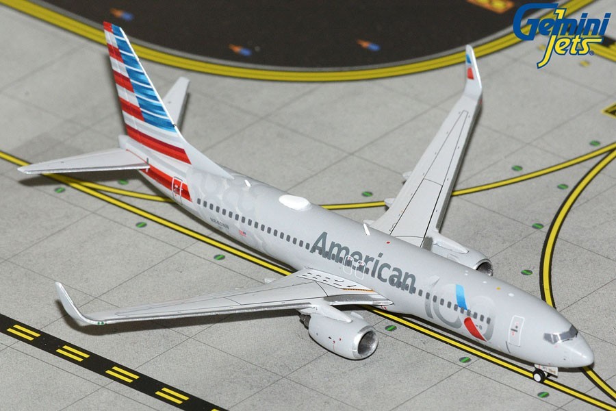 American Airlines 737-800 Centennial GJAAL2417 Gemini Jets Scale 1:400 IN STOCK American Airlines 737-800 Centennial GJAAL2417 Gemini Jets Scale 1:400 IN STOCK