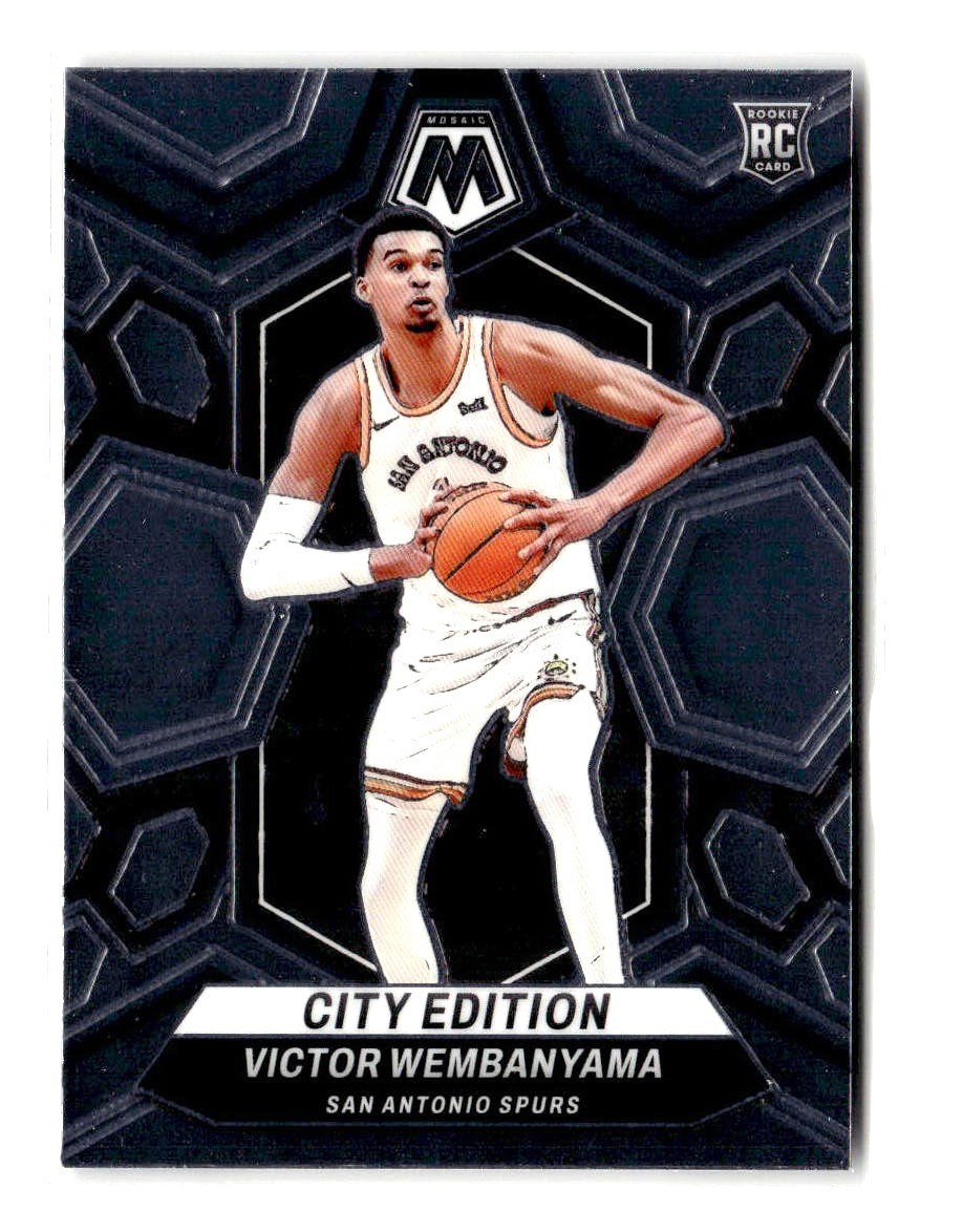2023-24 Panini Mosaic #282 Victor Wembanyama City Edition